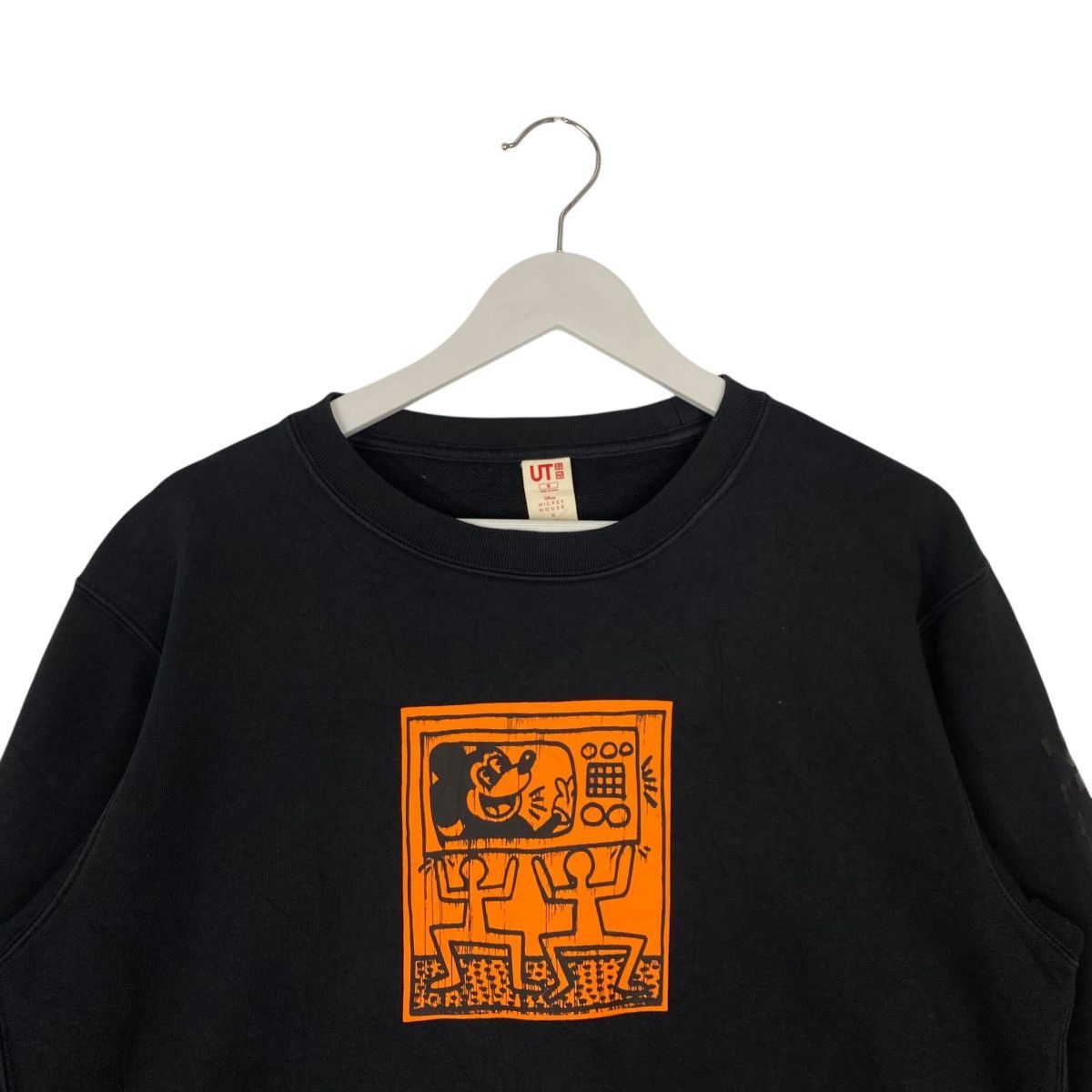 Other Vintage Mickey Keith Haring Sweatshirt Crewneck Black Size US M / EU 48-50 / 2 - 4 Thumbnail