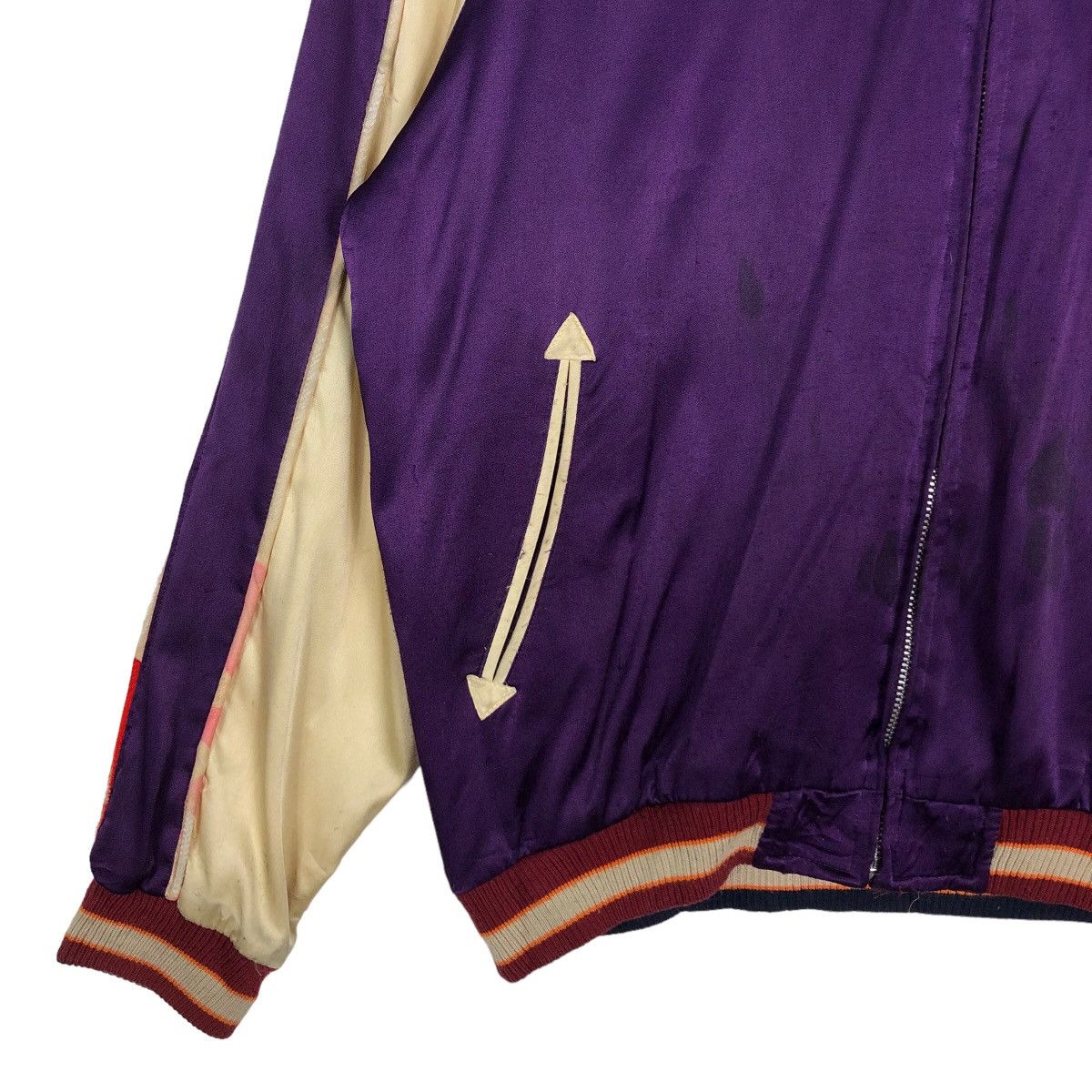 Japanese Brand 🔥90s Vintage Japaneseaioha Sukajan Souvenir Jacket Big Logo Size US M / EU 48-50 / 2 - 3 Thumbnail
