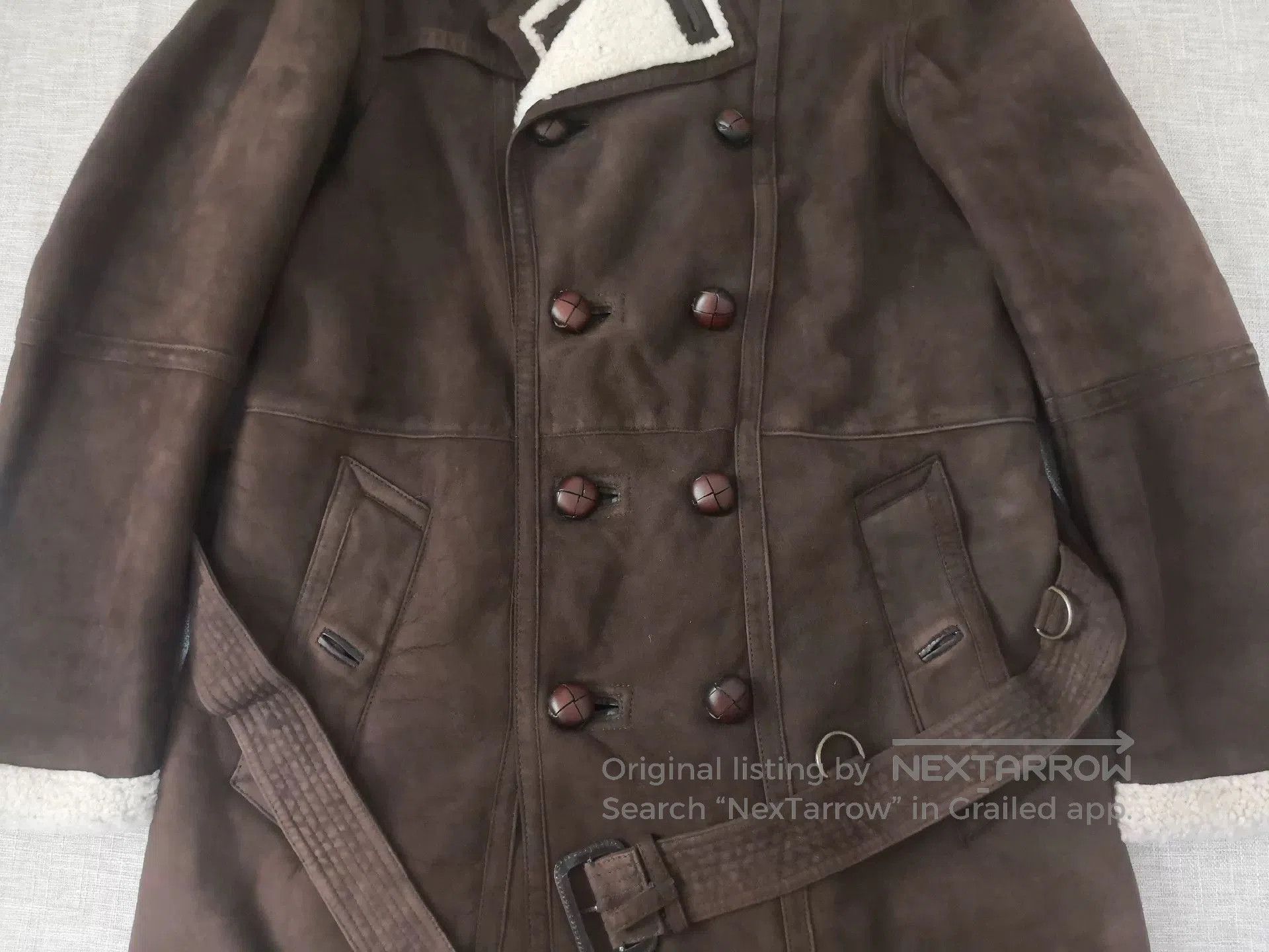 Burberry Burberry London Shearling Leather Coat. Size US L / EU 52-54 / 3 - 8 Thumbnail