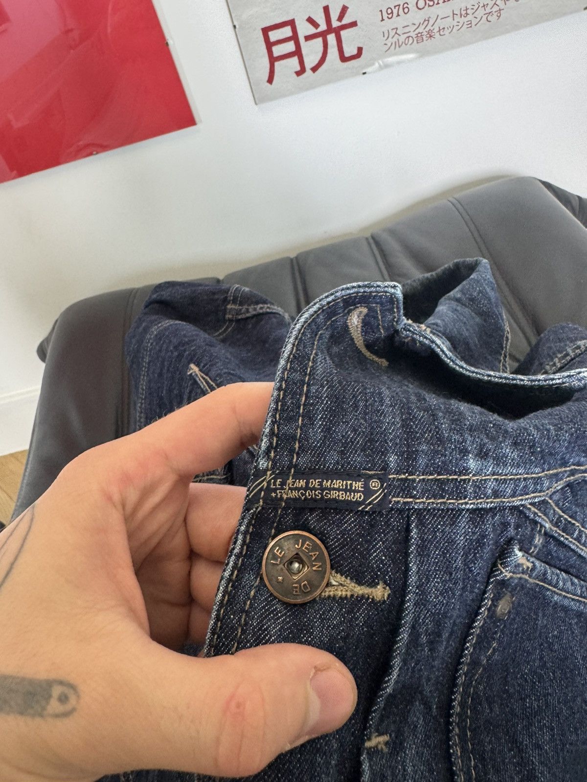 Marithe + Francois Girbaud Marithe Francos Girbaud Denim Jacket Vintage Jeans Trucker Size US XL / EU 56 / 4 - 4 Thumbnail