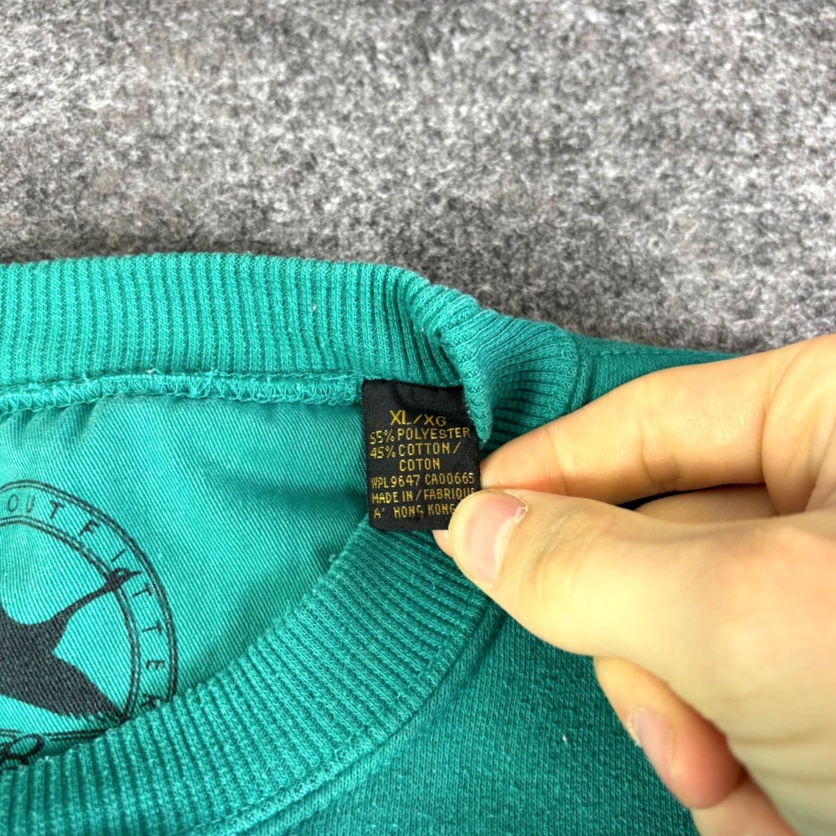Eddie Bauer VINTAGE Eddie Bauer Sweatshirt Mens XL Crewneck Teal Green Fleece Pullover 90s Size US XL / EU 56 / 4 - 4 Thumbnail