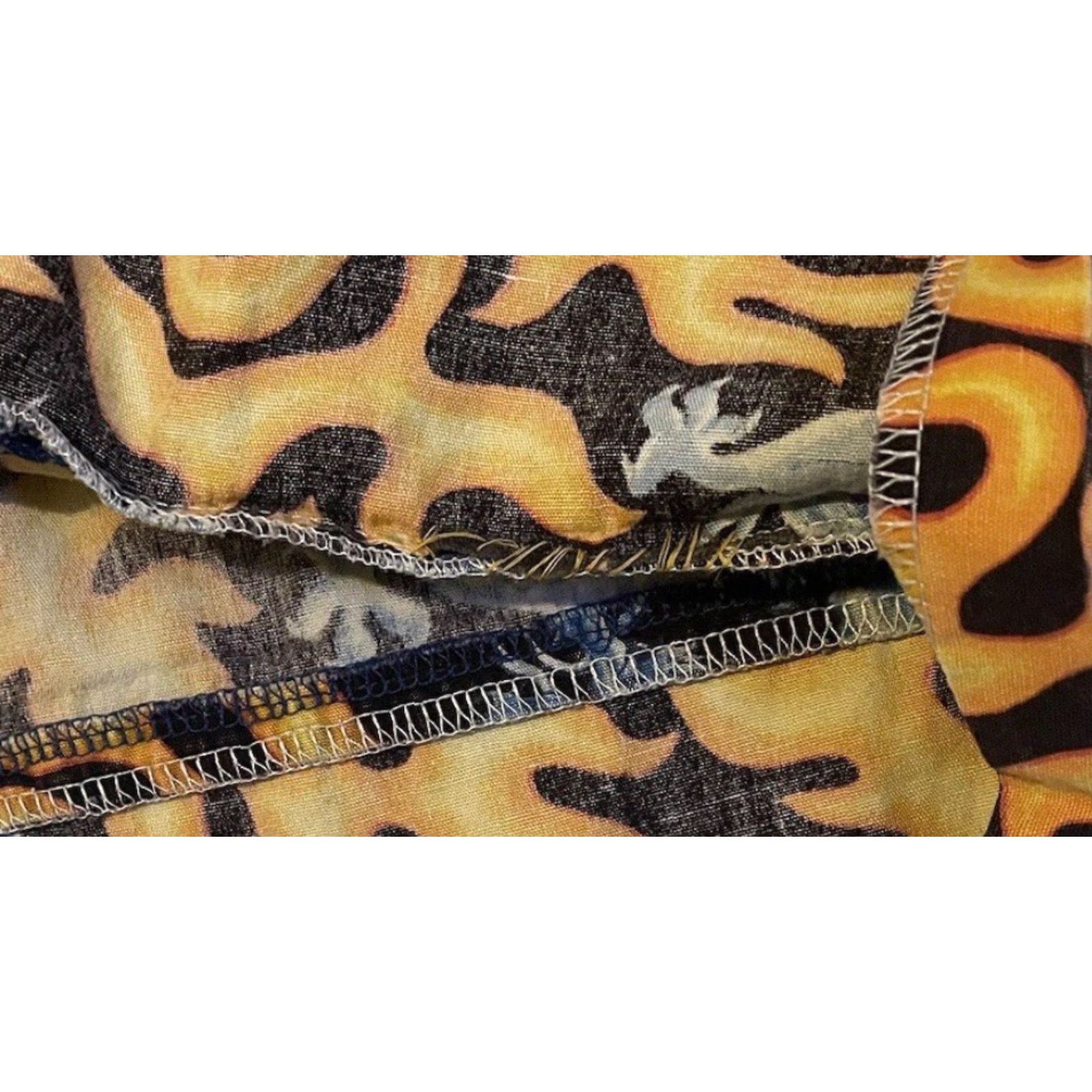 Vintage Vtg 90s Dragon Flames All Over Print Button Up Shirt M Grunge Biker Skate Surf Fire Jnco Y2K Shirt Mens Black 80s 90s Punk Rock Harley Skater Size US M / EU 48-50 / 2 - 3 Thumbnail