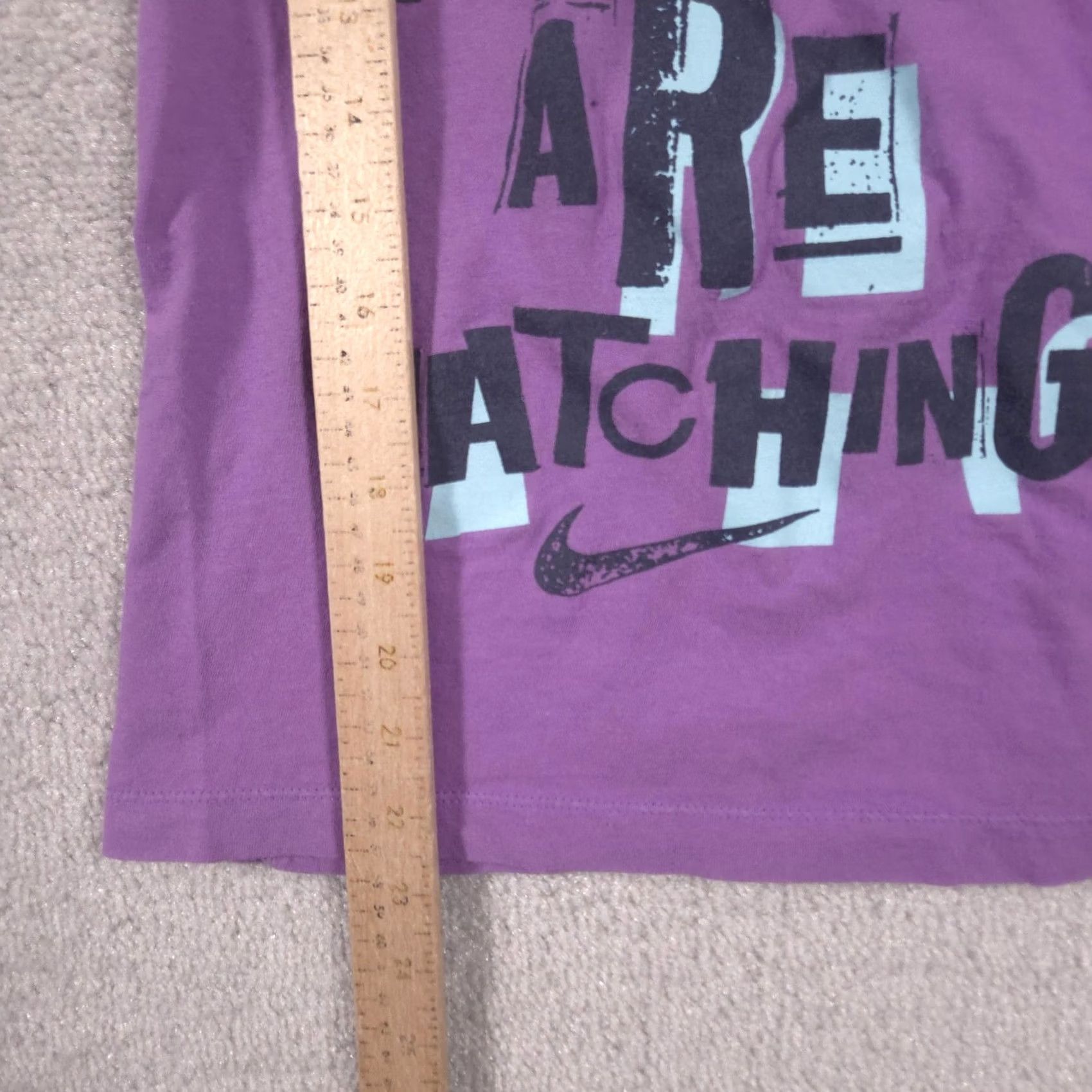 Nike Nike Shirt Womens Medium Purple Dont Stop People Watching Graphic Short Sleeve Size M / US 6-8 / IT 42-44 - 7 Thumbnail
