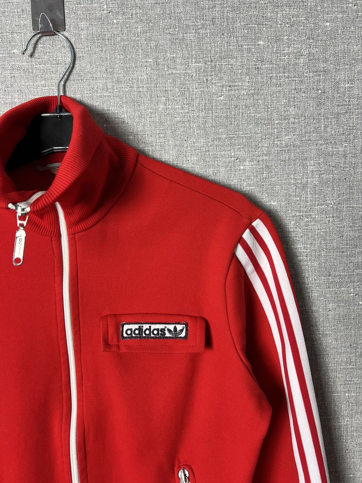 Adidas Vintage Adidas Made Yugoslavia Turtleneck Track Top Jacket Size L / US 10 / IT 46 - 4 Thumbnail