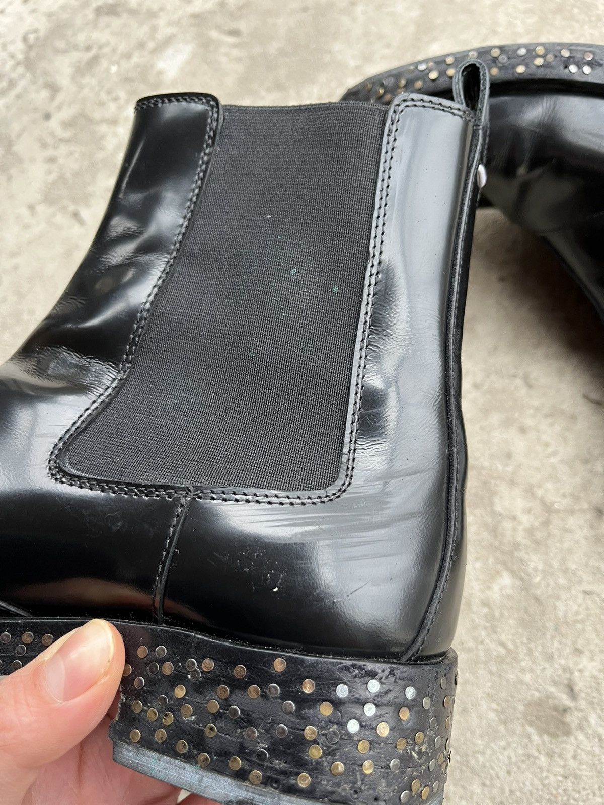 Maison Margiela Maison Martin Margiela Chelsea Ankle Boots Heels Shoes Size US 8 / IT 38 - 11 Thumbnail