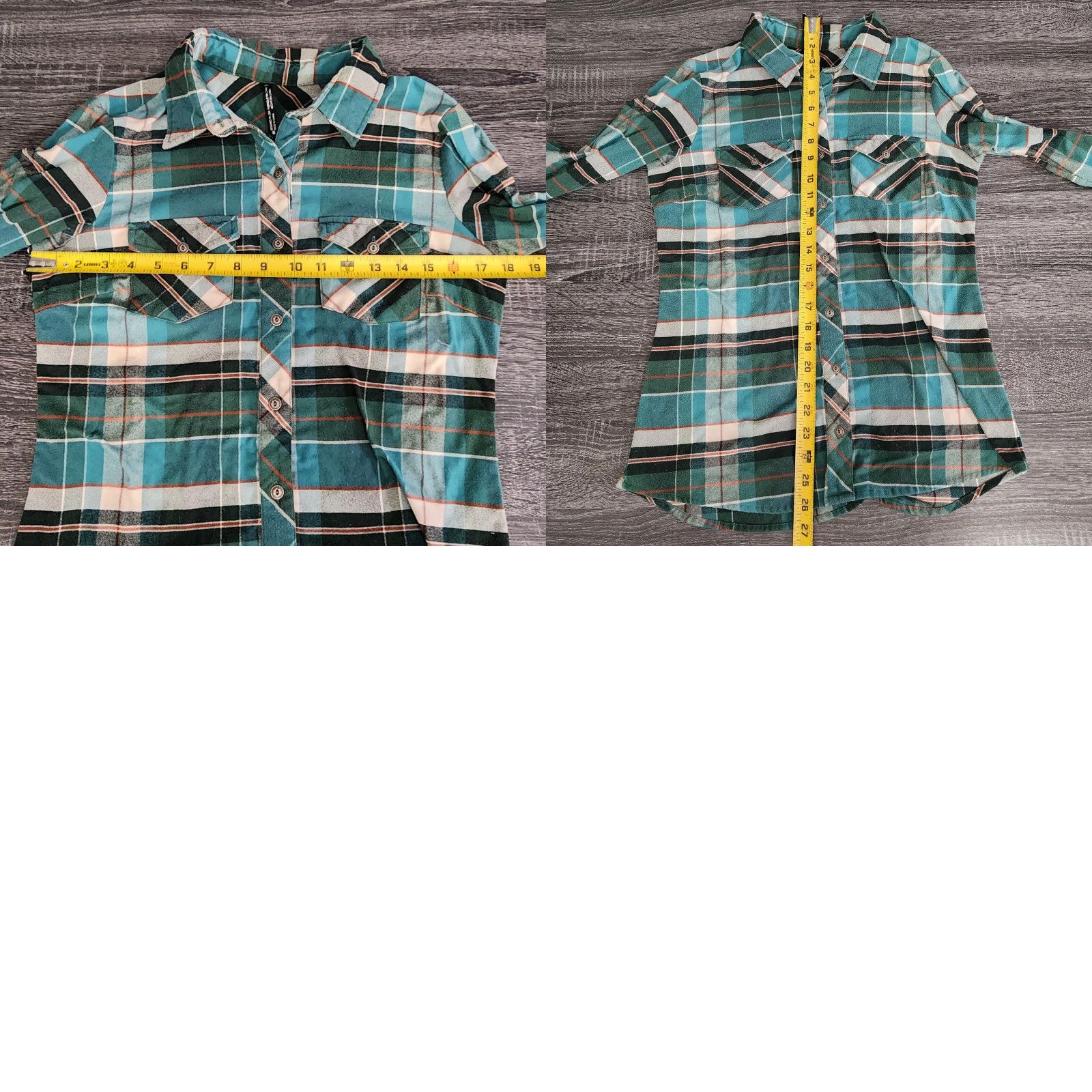 Vintage Kuhl Shirt Womens Small Blue Green Greta Plaid Outdoor Hiking Polyester Flannel Button-Up Size S / US 4 / IT 40 - 8 Thumbnail