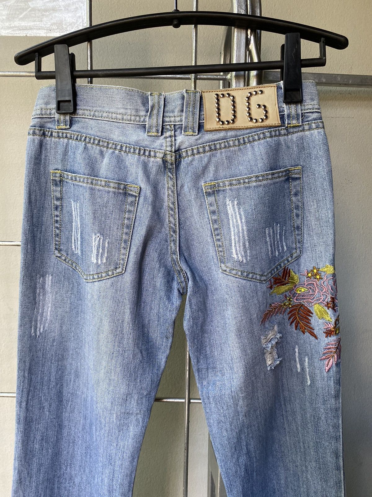 Dolce & Gabbana Dolce & Gabbana Y2K embroidery denim jeans Size 29" - 10 Thumbnail