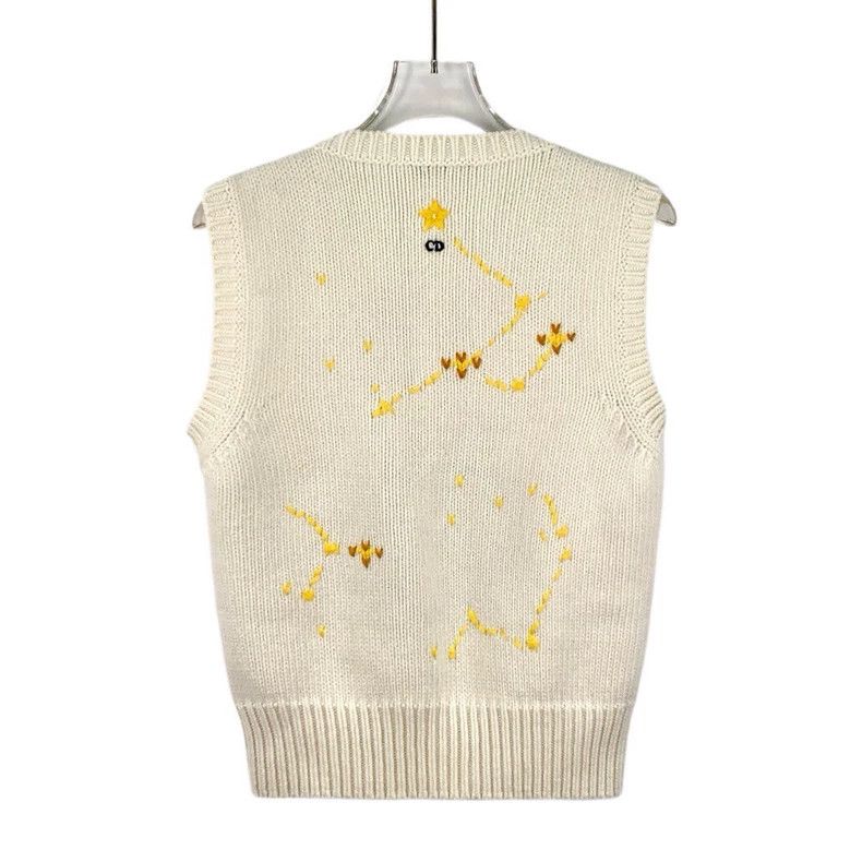Dior Dior 22 Tanabata Series Beige Crab Inlaid Wool Round Neck Size S / US 4 / IT 40 - 2 Thumbnail