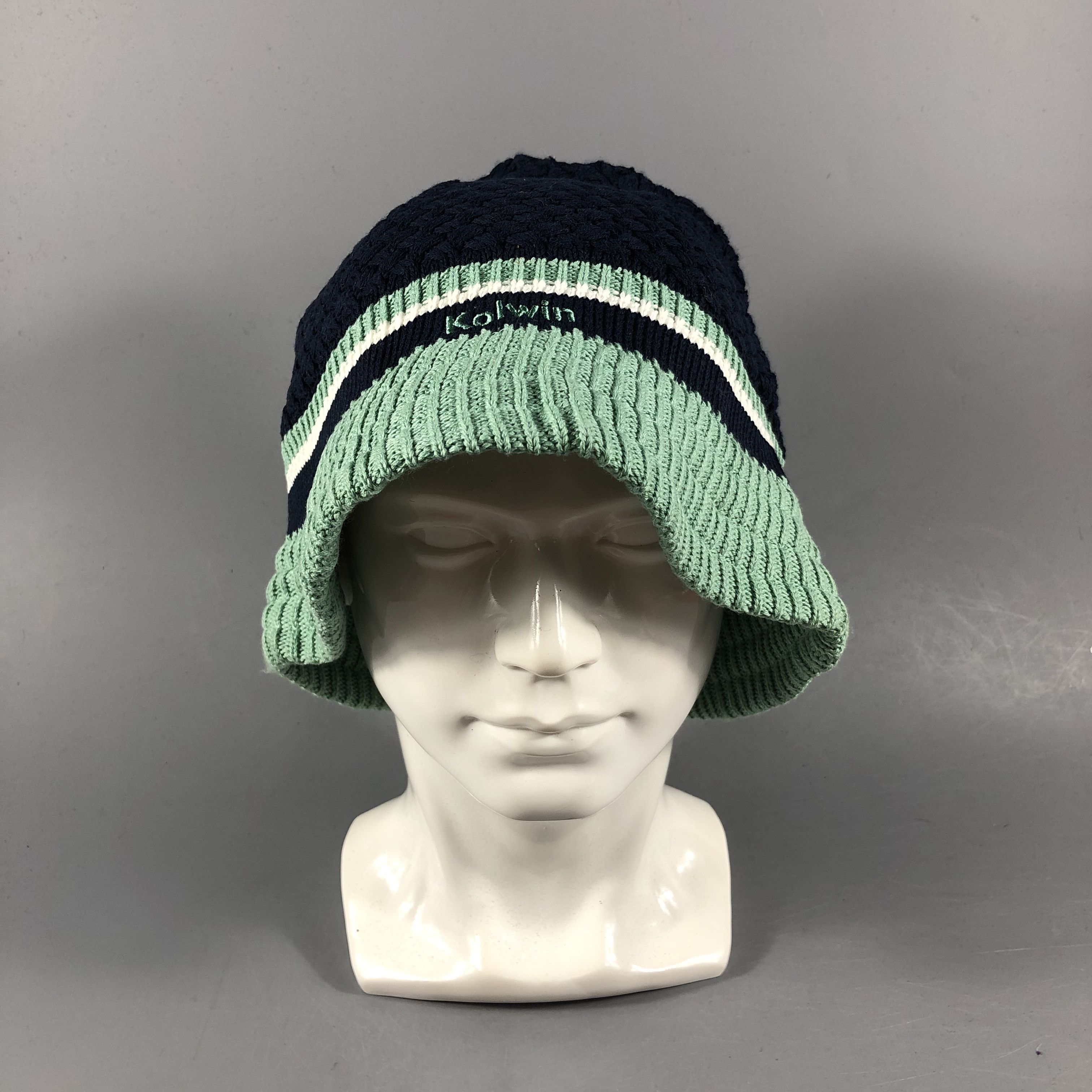Japanese Brand Kolwin Bucket Hat Cotton Beanie Snowcap Snow Hat B1029 Size ONE SIZE - 1 Thumbnail