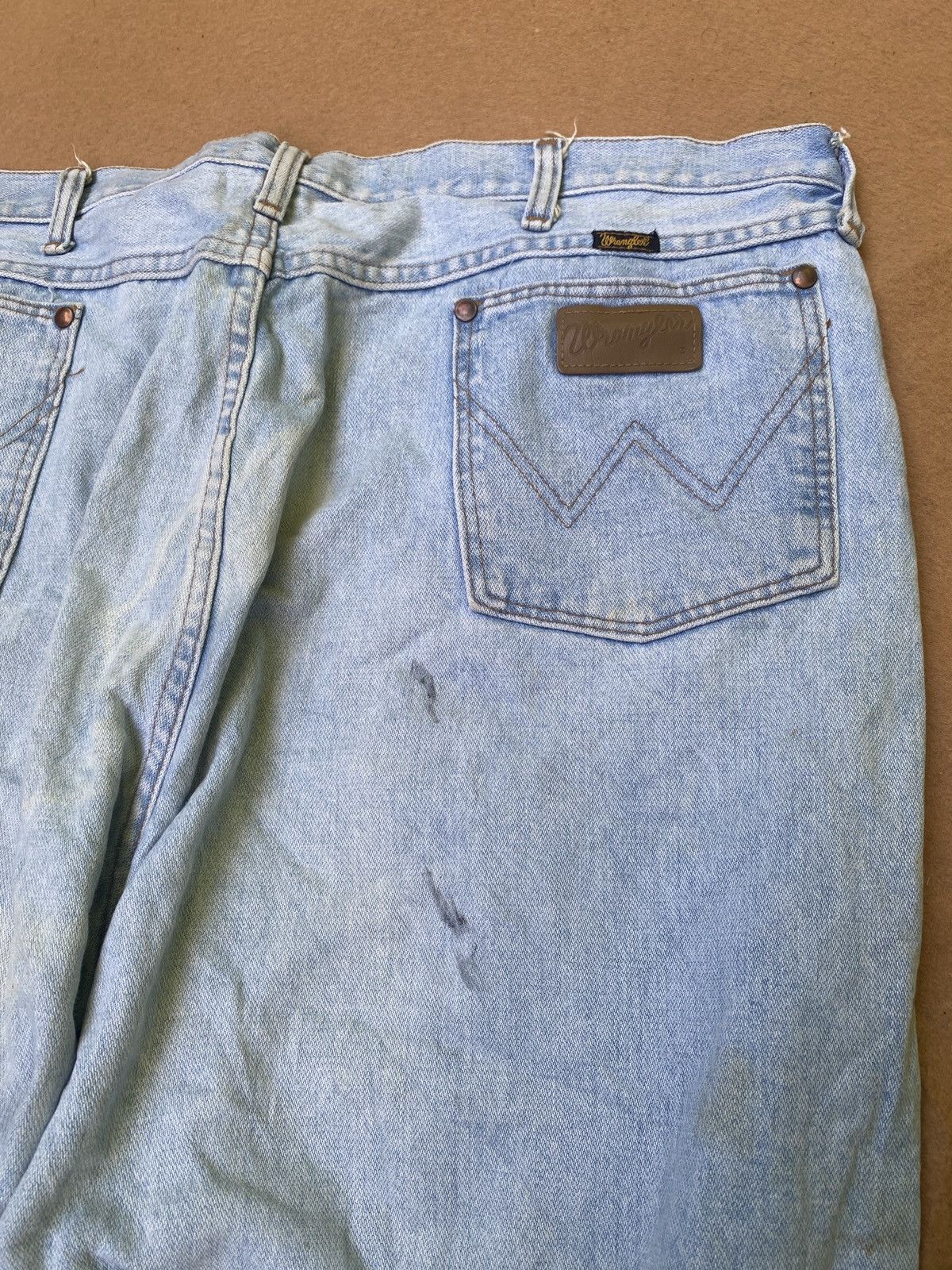 If Six Was Nine × Le Grande Bleu (L.G.B.) × Wrangler Vintage Wrangler straight cut denim Size US 42 / EU 58 - 4 Thumbnail