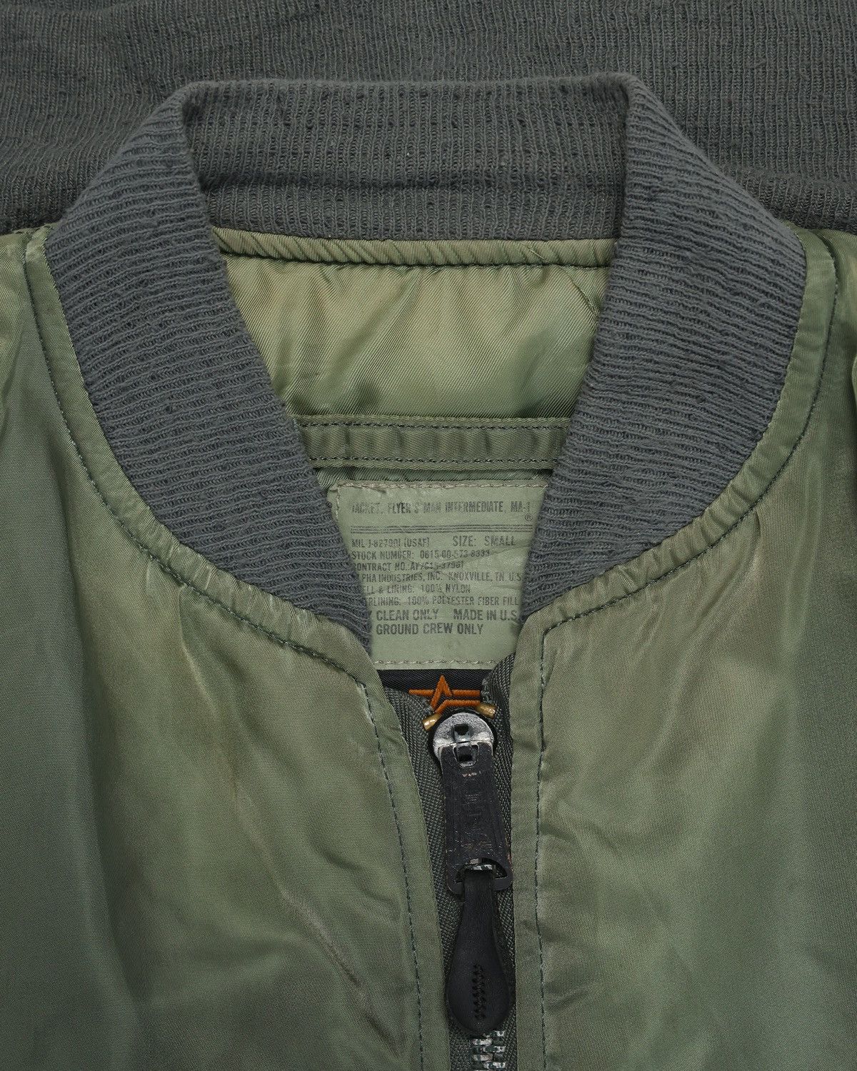 Vintage Alpha Industries MA-1 Flight Jacket USAF Size US S / EU 44-46 / 1 - 3 Thumbnail