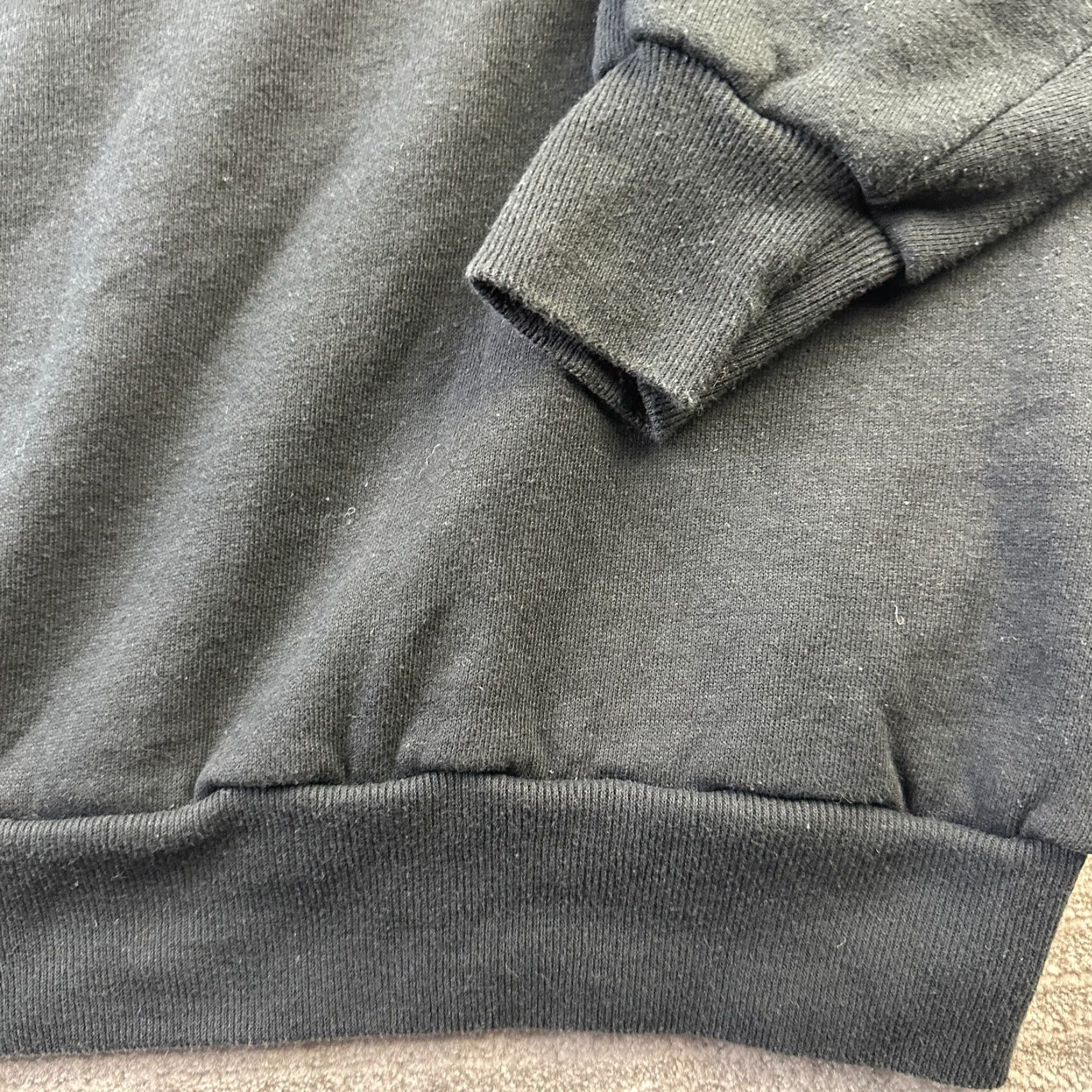 Jerzees VINTAGE Jerzees Sweatshirt Mens XL Black Fleece Crewneck USA Made Size US XL / EU 56 / 4 - 5 Thumbnail