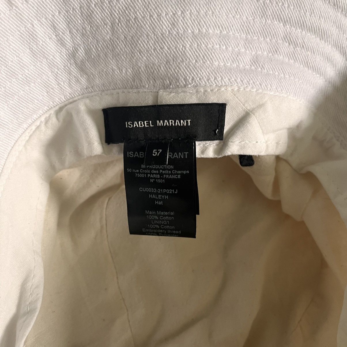 Isabel Marant Isabel Marant HaleyH Bucket Hat Size ONE SIZE - 3 Thumbnail