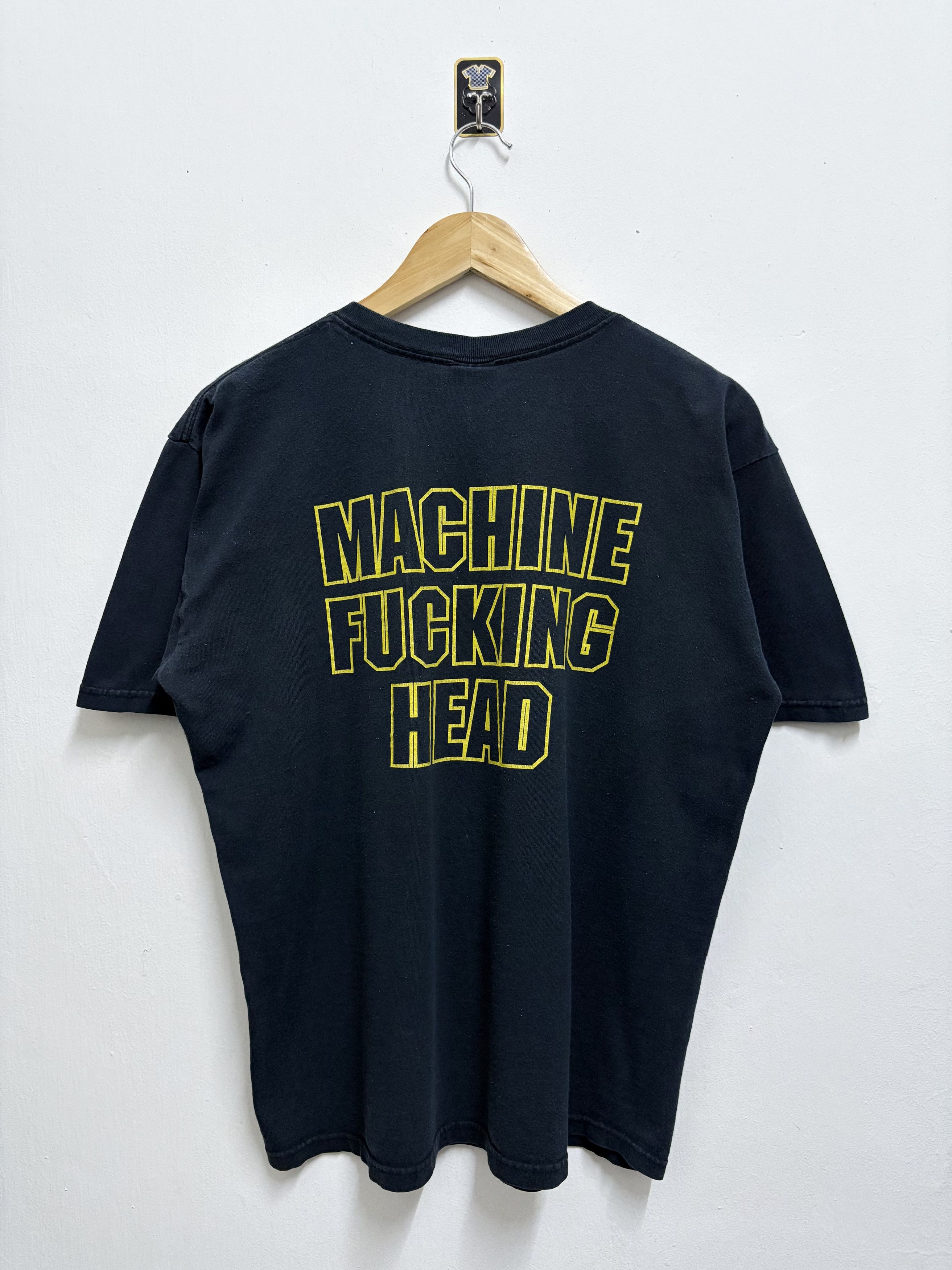 Band Tees 2000's Machine Fuckin Head - Rock Band T-Shirt Size US M / EU 48-50 / 2 - 2 Thumbnail