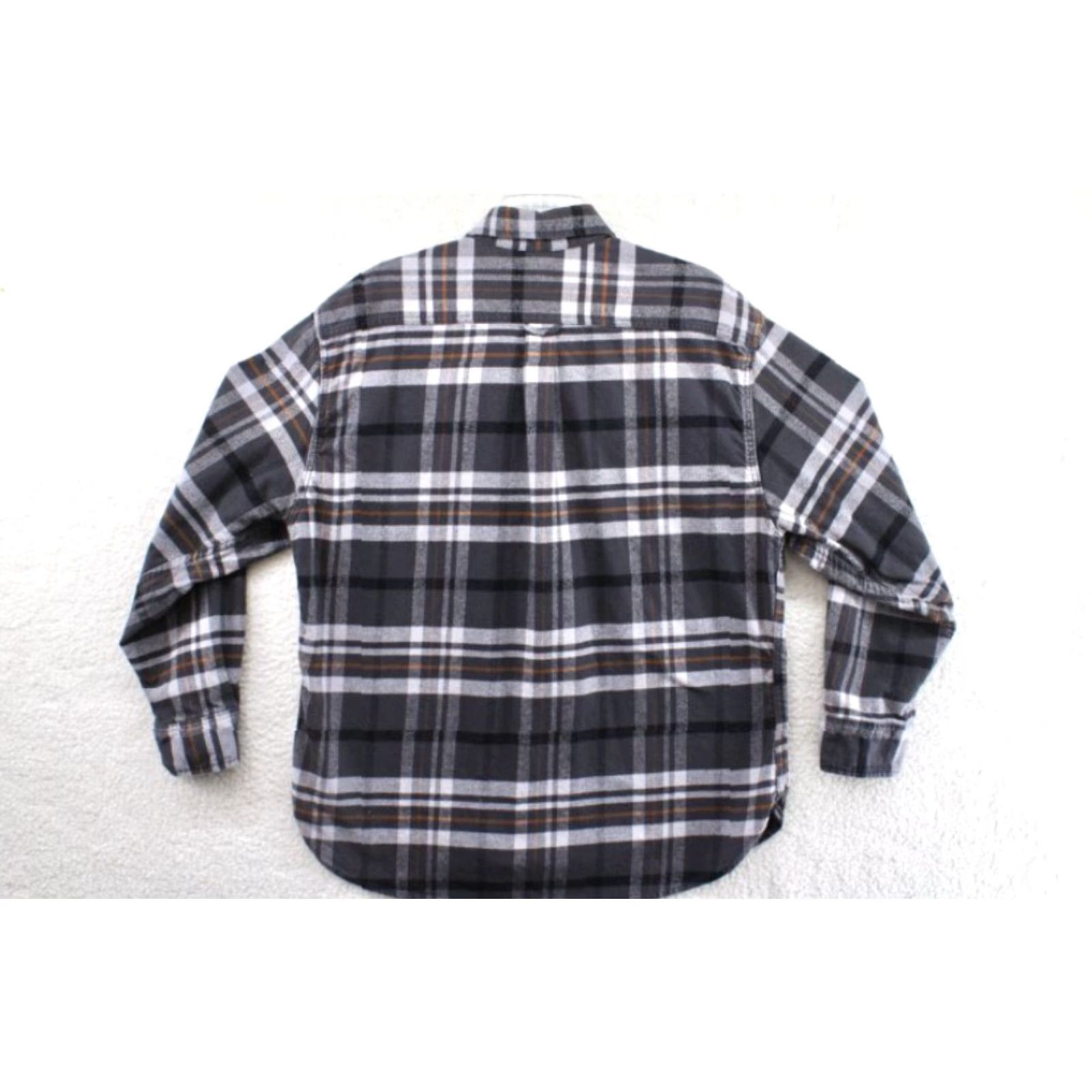 Vintage VINTAGE JACHS Flannel Shirt Men’s XL Gray Plaid Work Shirt Shacket Outdoors Heavy Thick Long Sleeve Button-Up Cotton Gray 50in Chest Mens Size US XL / EU 56 / 4 - 3 Thumbnail