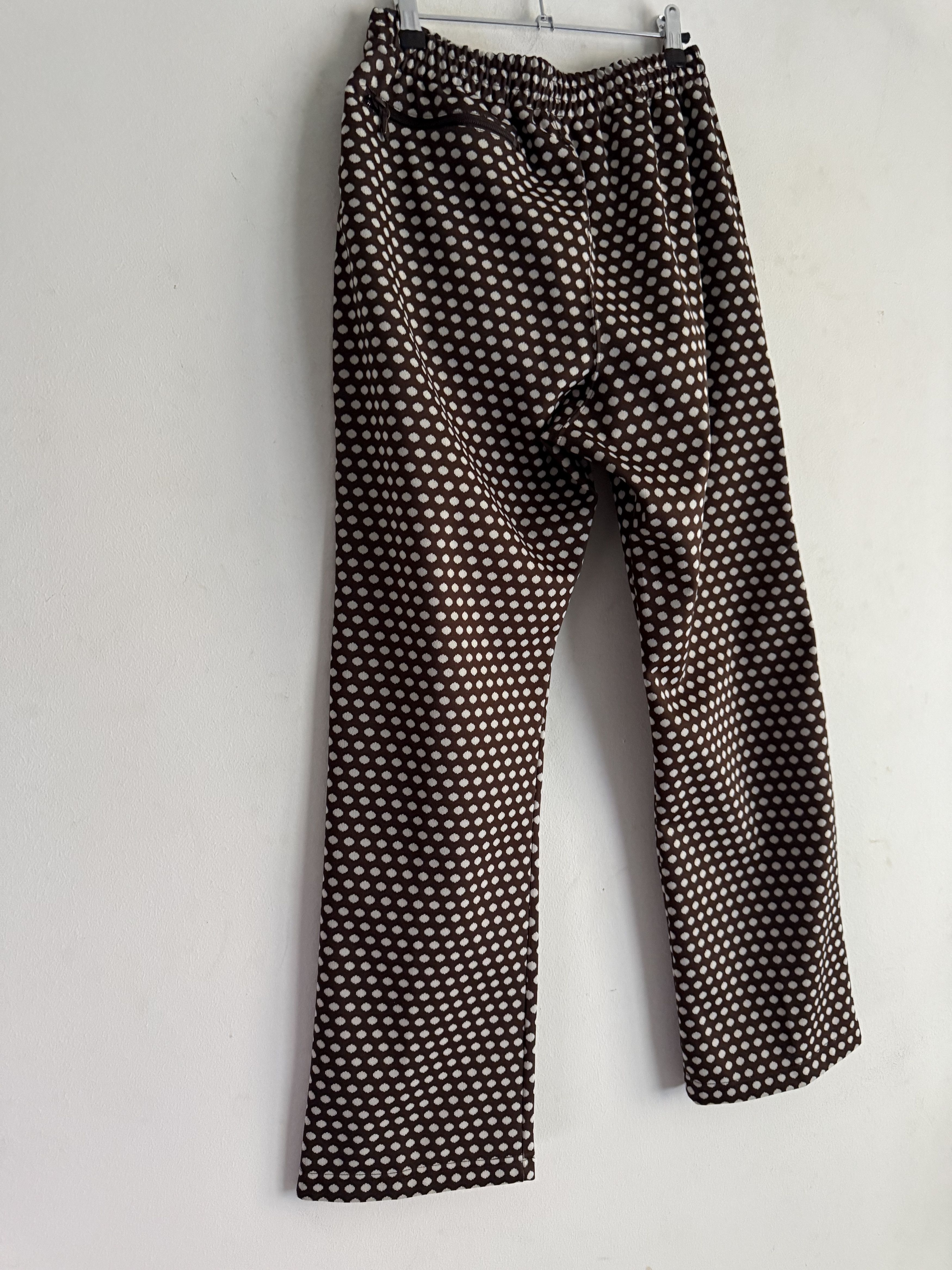Needles Brown Jacquard Polka Dot Track Pants Size US 30 / EU 46 - 9 Thumbnail