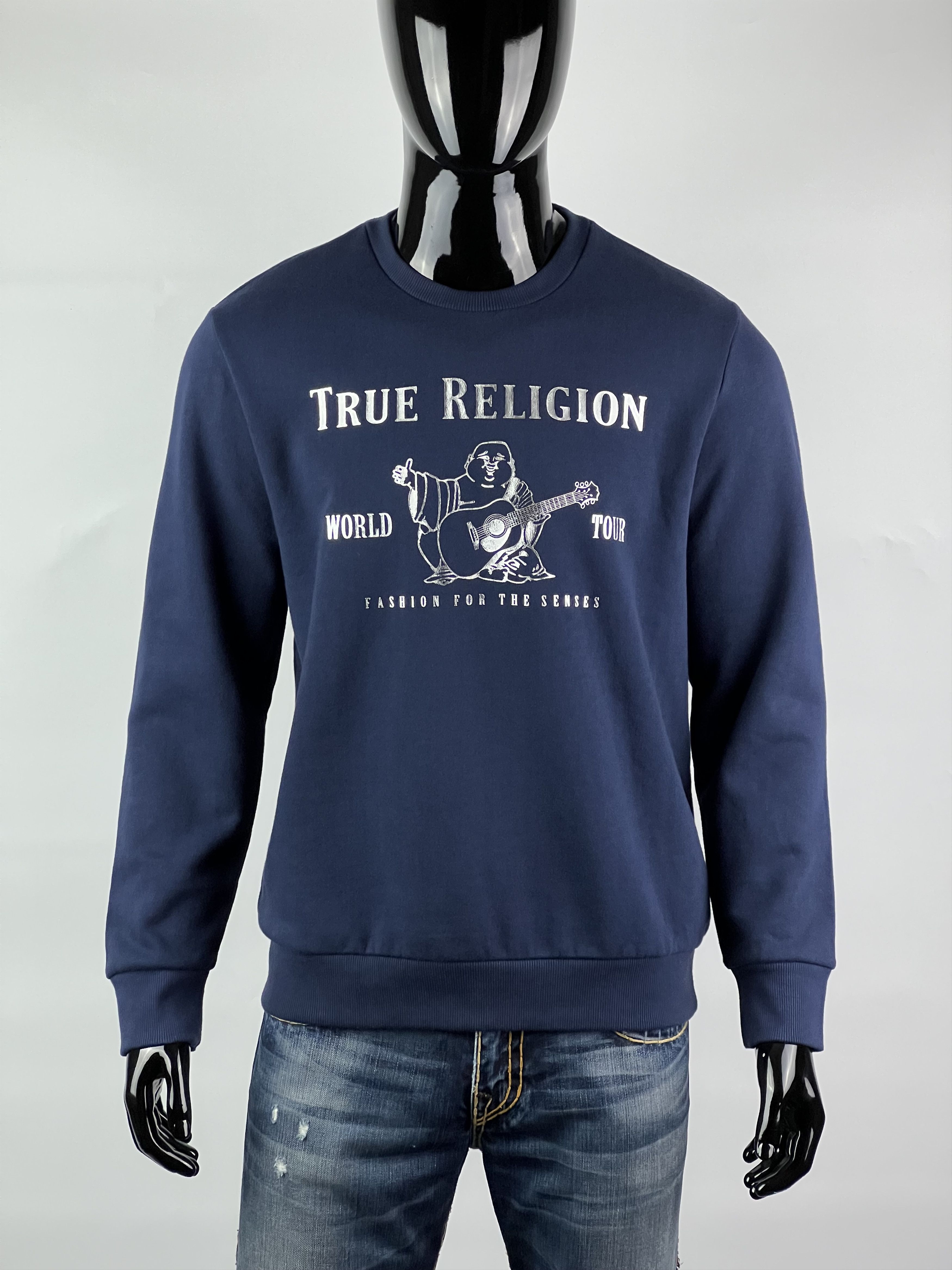 Buddha Blue True Religion Sweater True Religion Men's Buddha
