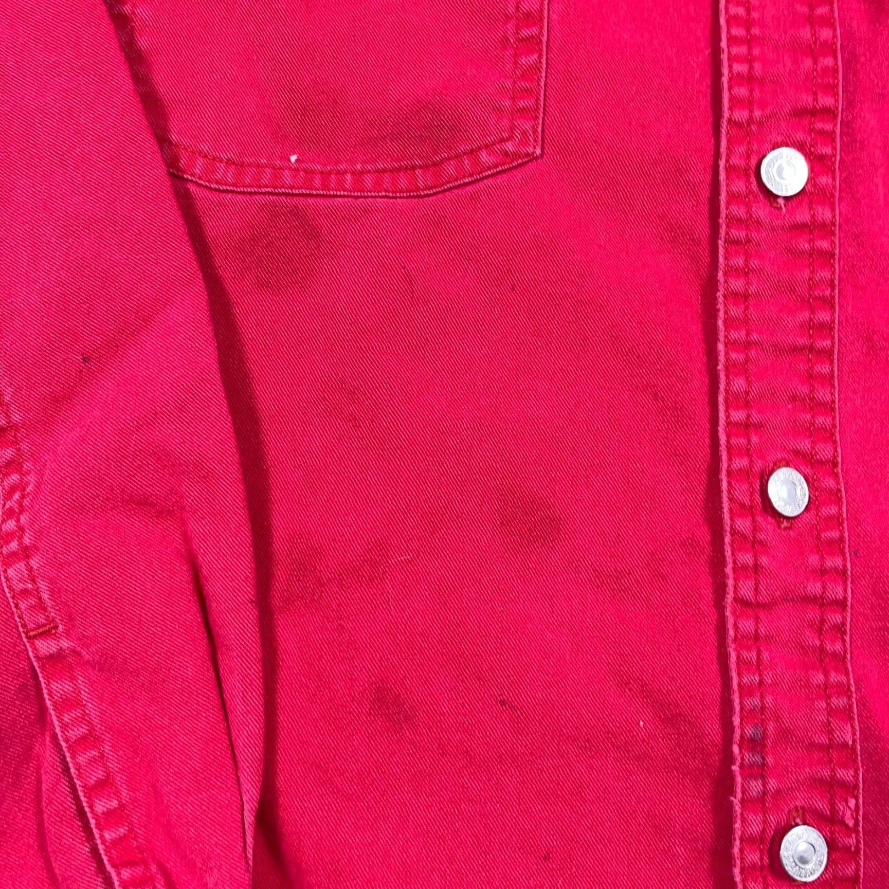 Levi's VINTAGE Levi's Denim Shirt Men XL Red Tab Button-Up Western 90s Cowboy Size US XL / EU 56 / 4 - 4 Thumbnail