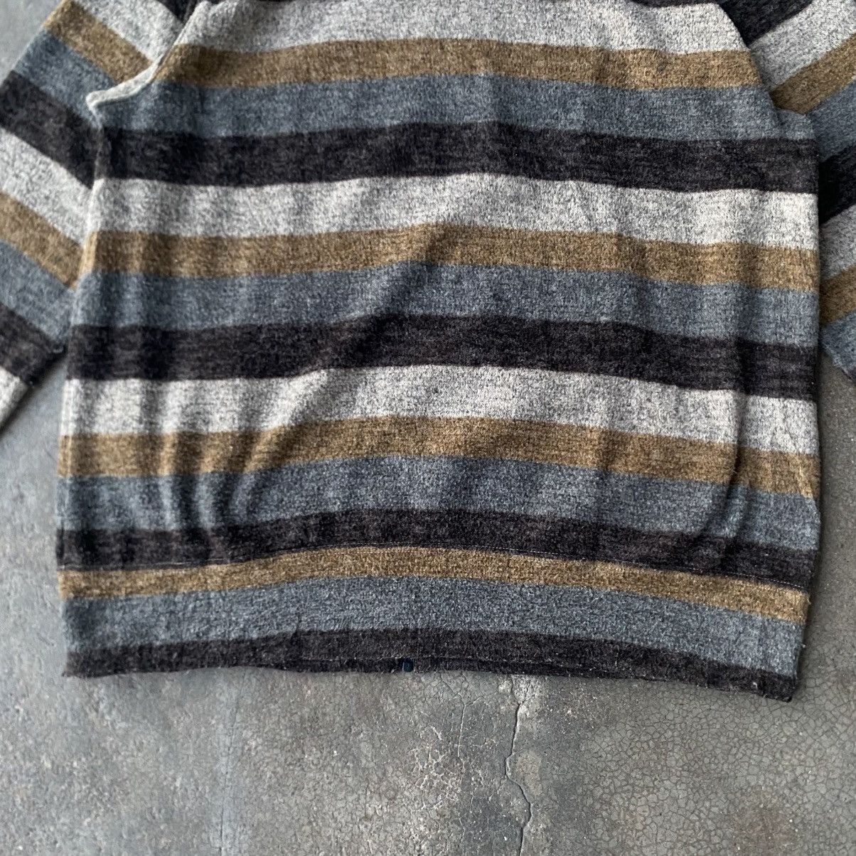 Issey Miyake Issey Miyake Mercibeaucoup Striped Zip Hoodie Jacket Size S / US 4 / IT 40 - 8 Thumbnail