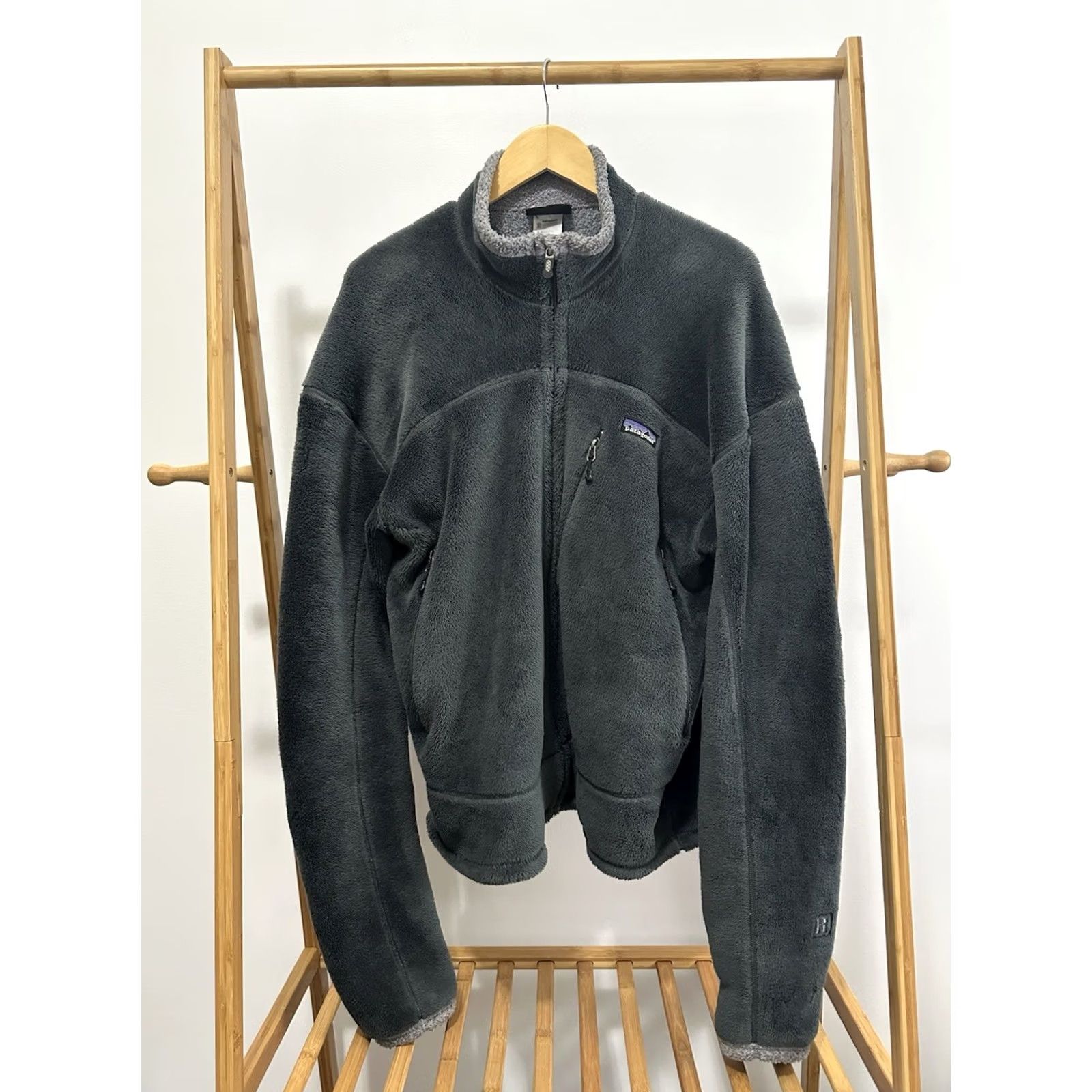Patagonia VTG Patagonia Regulator R4 Polartec Deep Pile Full Zip fleece Jacket Size L Gray Mens Size US L / EU 52-54 / 3 - 2 Thumbnail
