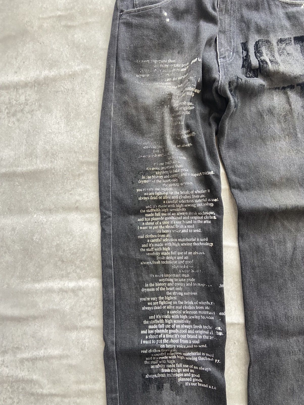 If Six Was Nine In The Attic Poem Jeans Size US 31 - 2 Thumbnail