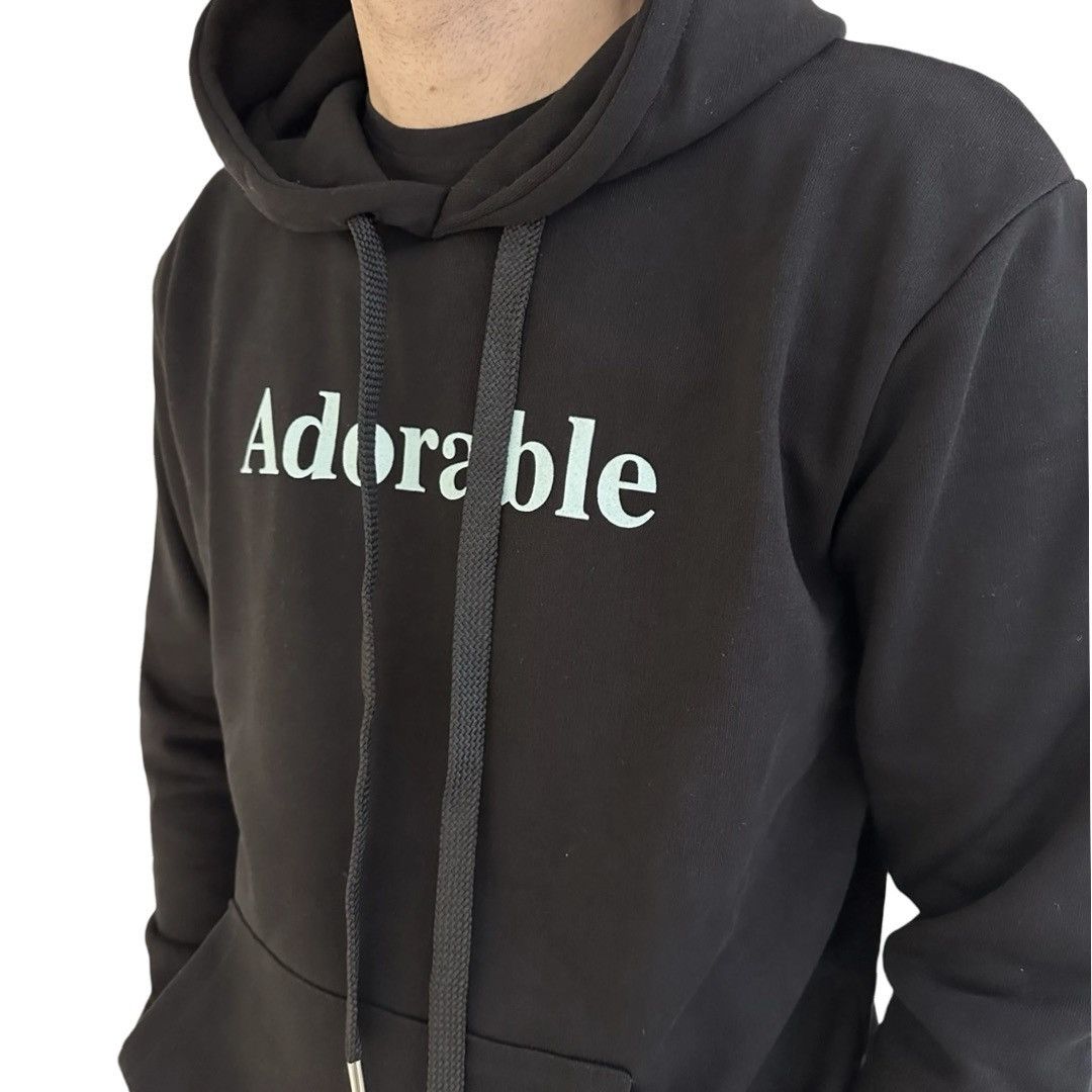 Other New Job Brand ADORABLE Men’s Black Hoodie Sweatshirt Size M Size US M / EU 48-50 / 2 - 2 Thumbnail