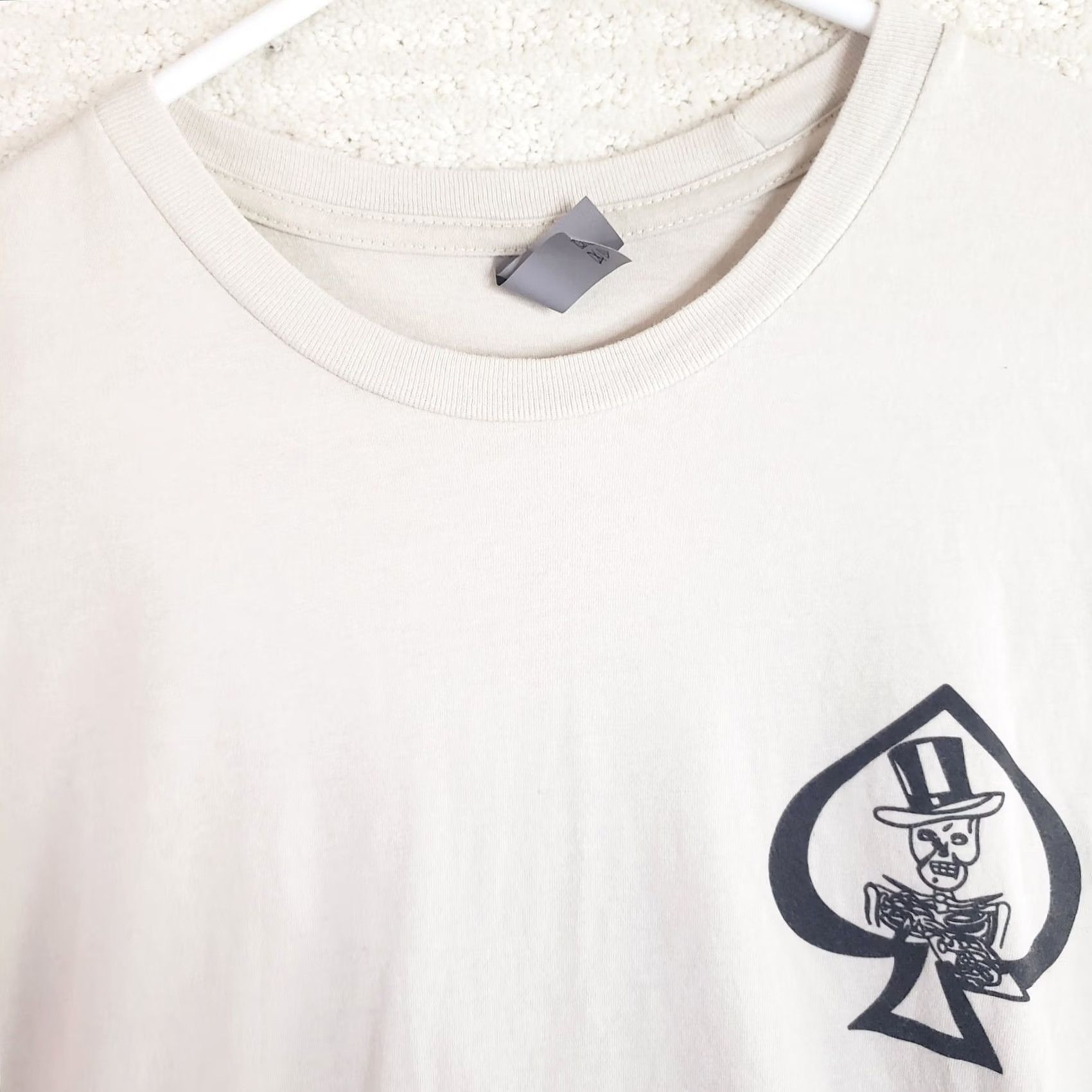 Logo 7 Nine Line Shirt Men Ivory White Short Sleeve Tee Logo T-Shirt S Regular Military Tactical Dollar Bill Logo Size US 29 - 4 Thumbnail