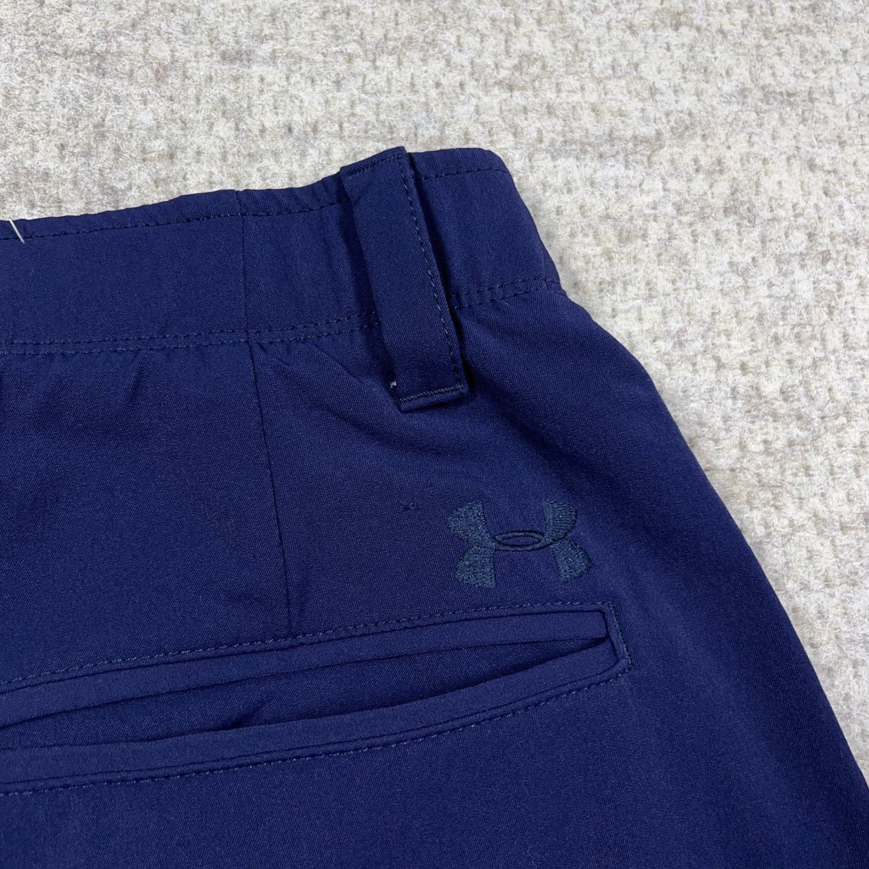Under Armour Under Armour Golf Pants Men 30x32 Navy Blue Straight Leg Chino Performance Adult Size US 30 / EU 46 - 5 Thumbnail