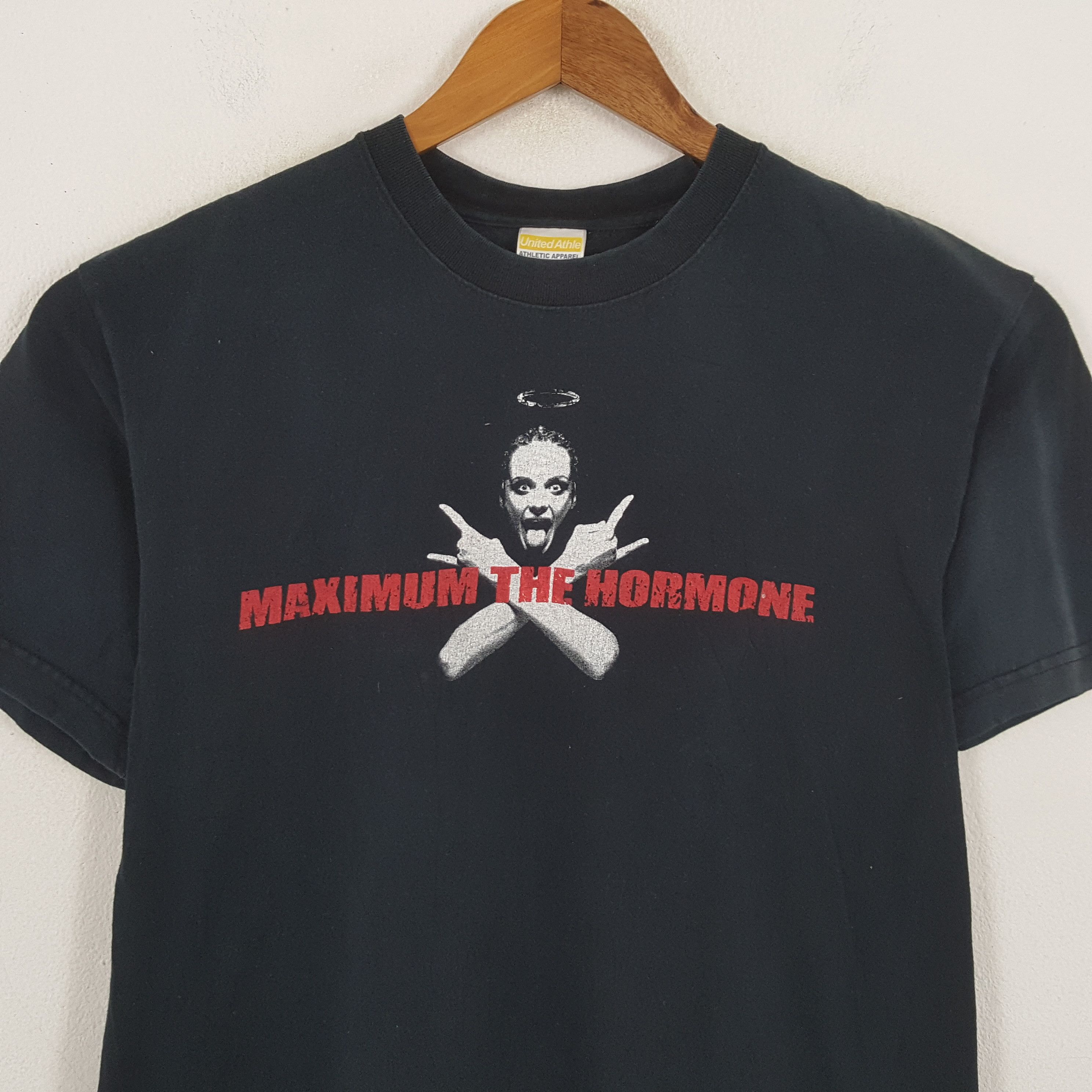 Band Tees × Vintage Vintage MAXIMUM THE HORMONE Japan Heavy Metal Band T-Shirt Size US L / EU 52-54 / 3 - 4 Thumbnail
