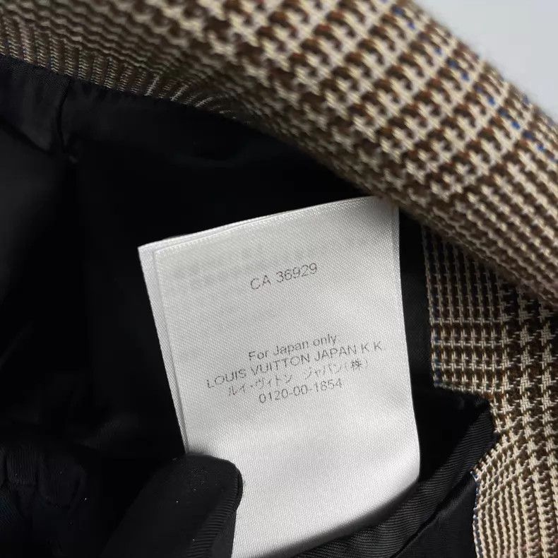 Louis Vuitton Louis Vuitton Brown houndstooth double-breasted blazer Size XXS / US 00 / IT 34 - 8 Thumbnail