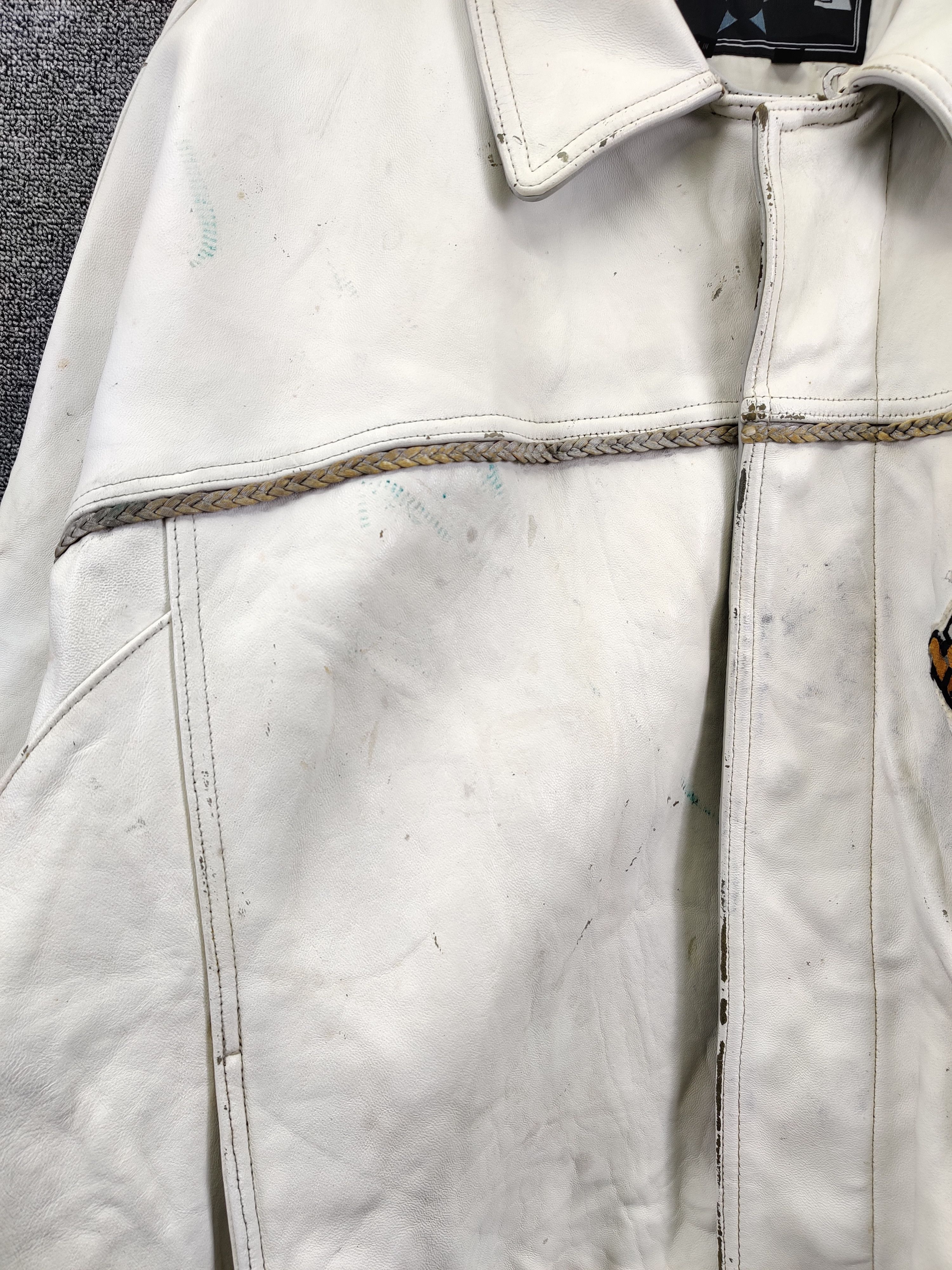 Avirex Vintage 90's Avirex Gamblers Club King Casino Leather Jacket Size US XXL / EU 58 / 5 - 14 Thumbnail