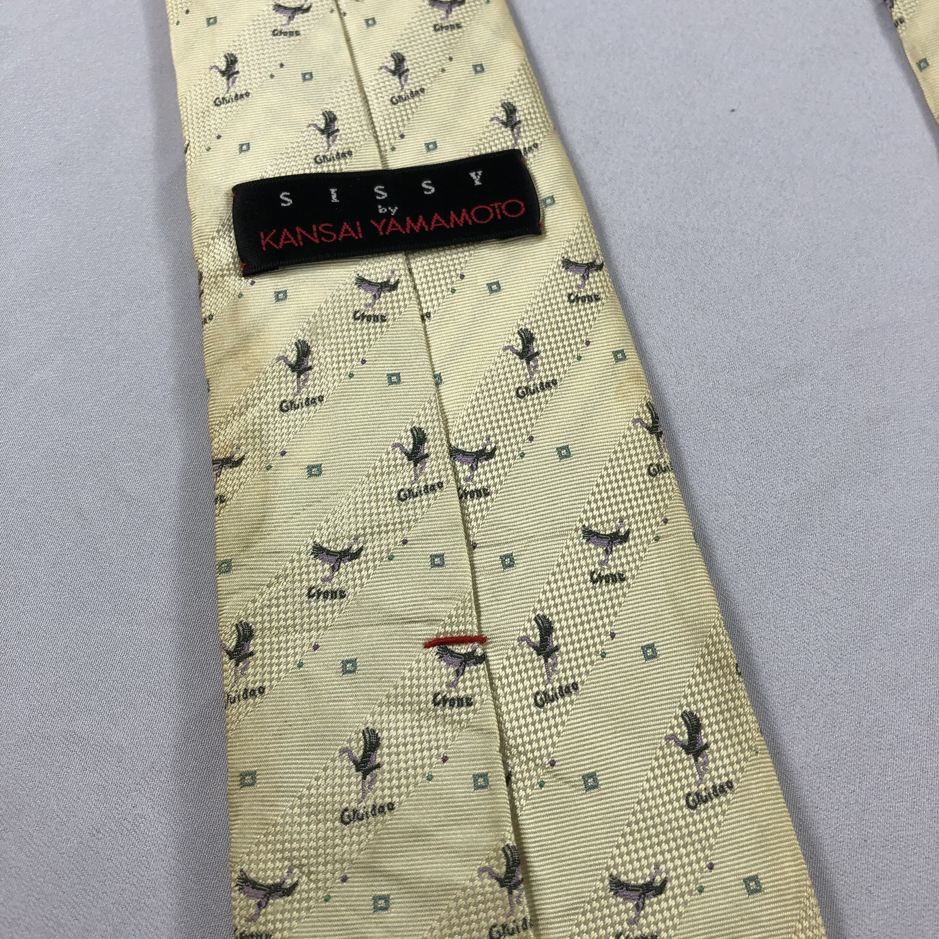 Japanese Brand × Kansai Yamamoto × Vintage Sissy by Kansai Yamamoto Silk Neck Ties T77 Size ONE SIZE - 6 Thumbnail