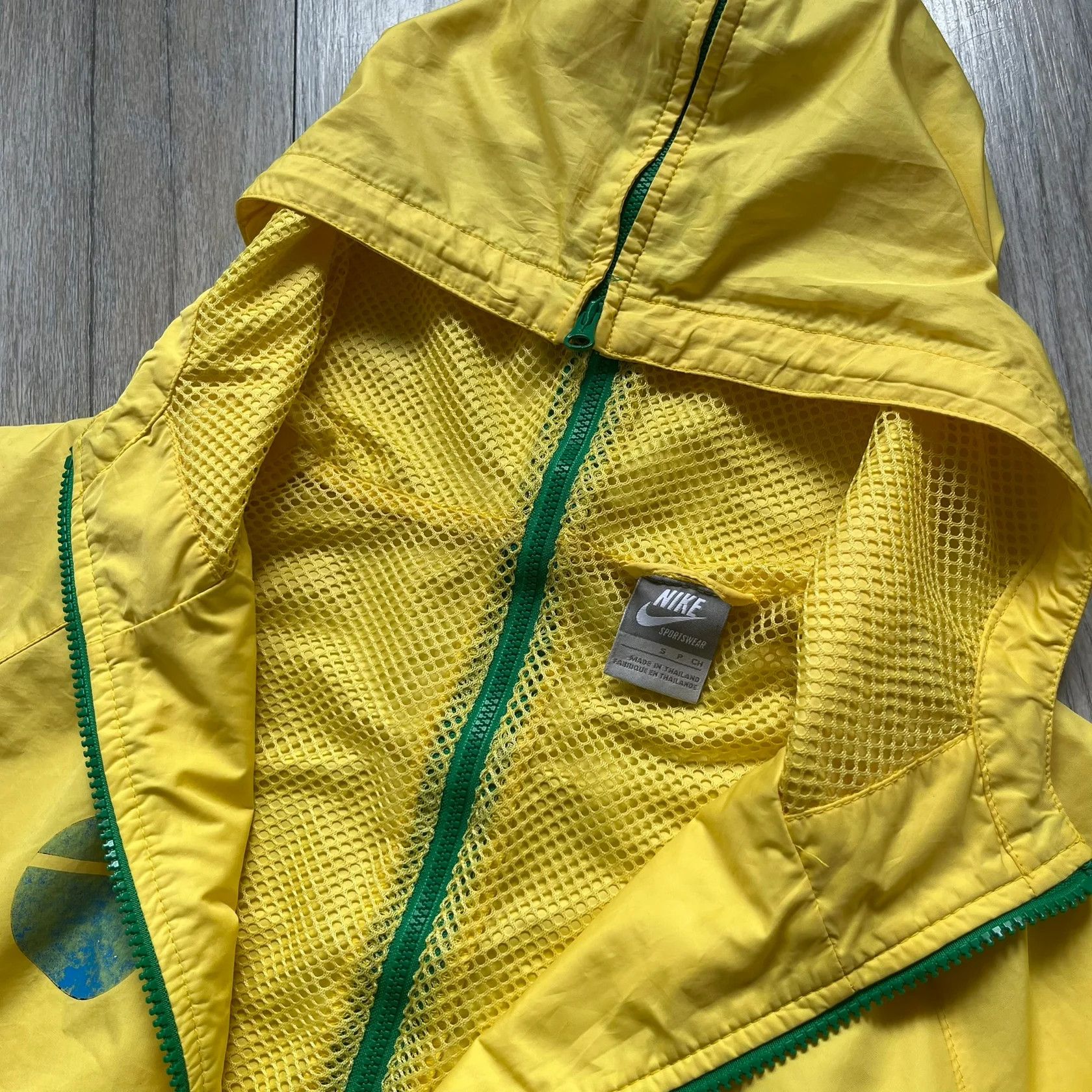 Nike Nike Brazil Olympics 2008 Split Windbreaker Size US S / EU 44-46 / 1 - 7 Thumbnail