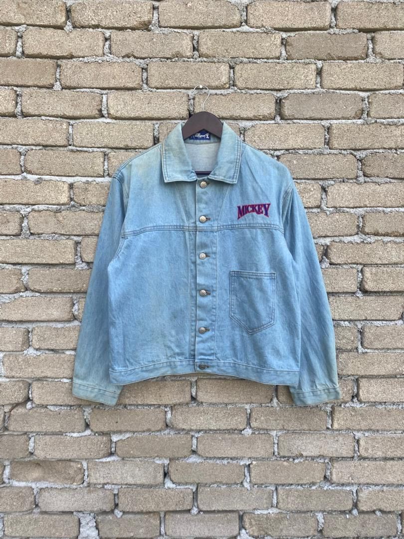 Disney Vintage Mickey Disney Denim Jacket Size US M / EU 48-50 / 2 - 3 Thumbnail