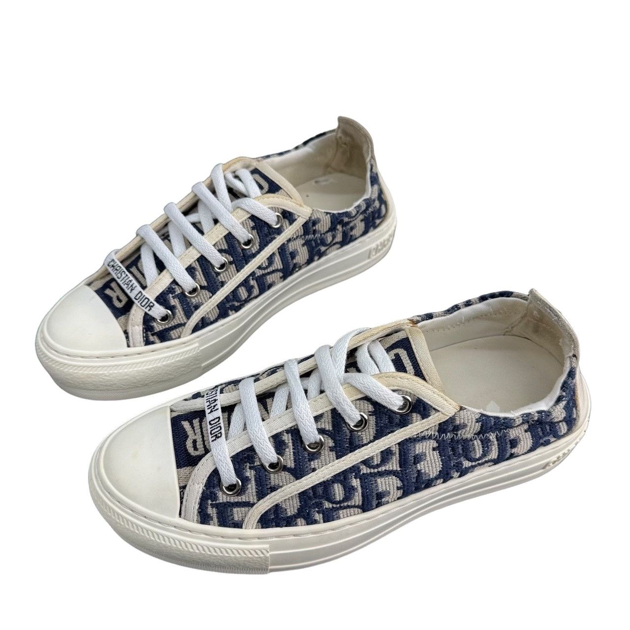 Dior Dior Walk'n'Dior Oblique Low-Top Sneakers Size 35.5 Size US 5.5 / IT 35.5 - 1 Thumbnail
