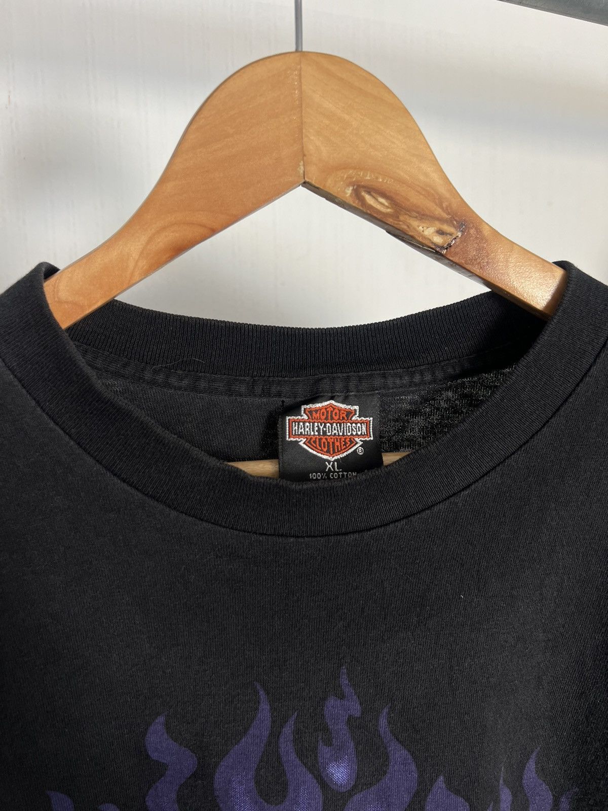 Harley Davidson Vintage 1993 Harley Davidson Chrome Sweet Chrome Shirt Size US XL / EU 56 / 4 - 2 Thumbnail