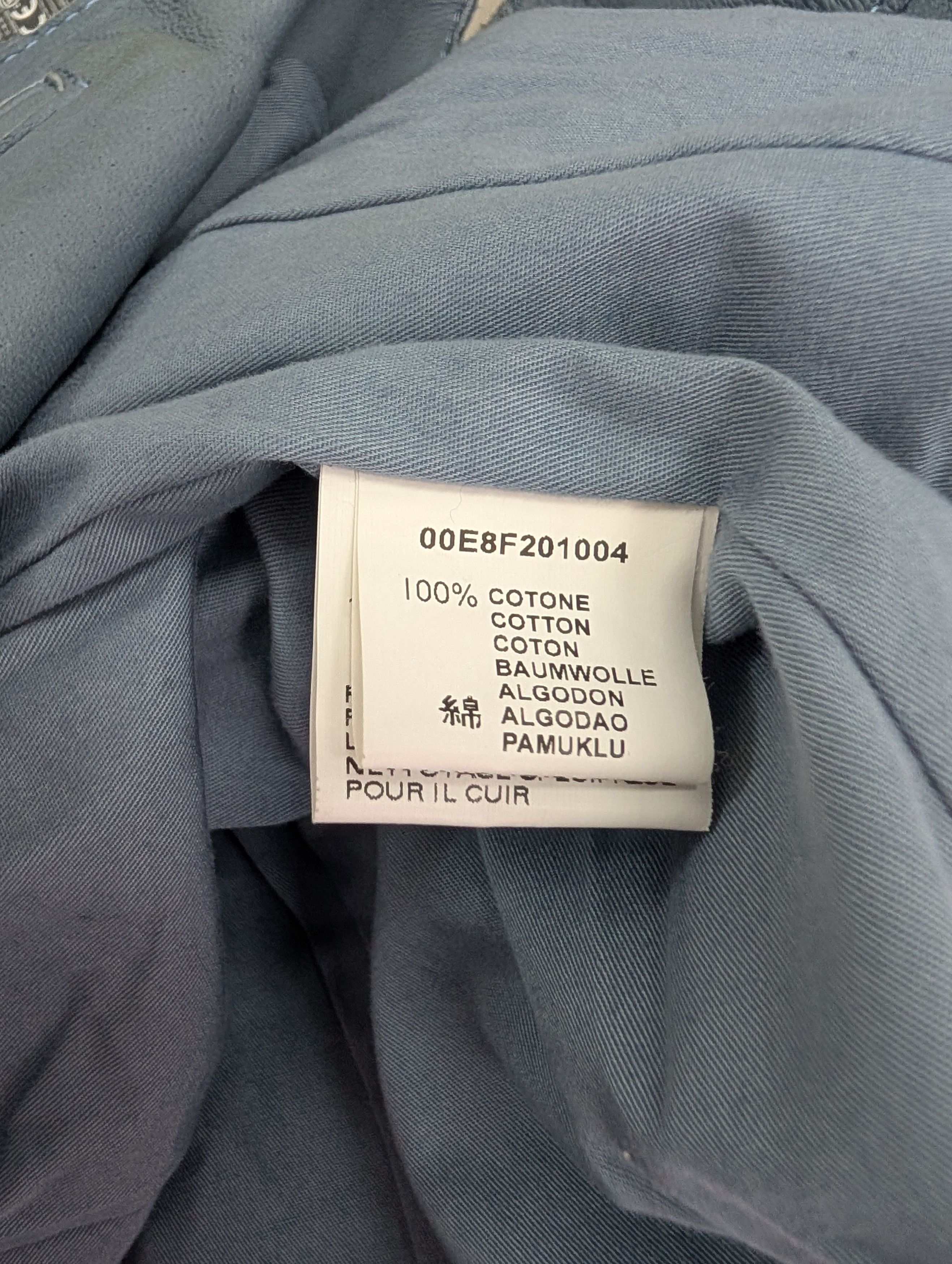 Diesel Blue Leather Coat With Owl Print Stitching At The Back Size M / US 6-8 / IT 42-44 - 10 Thumbnail
