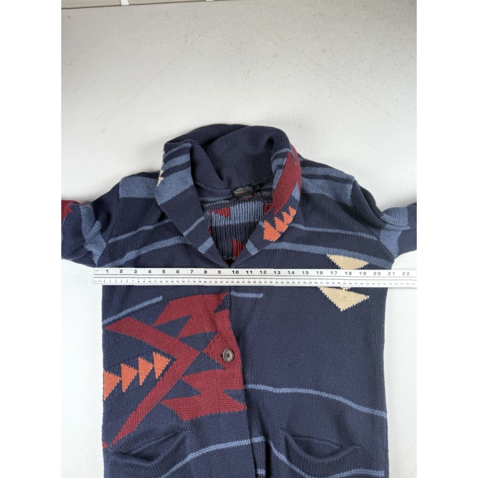 Pendleton Pendleton Women's Small Multicolor Tribal Southwest Aztec Knit Cardigan Sweater Pullover Long Sleeve Regular Size S Color Multicolor Size S / US 4 / IT 40 - 5 Thumbnail