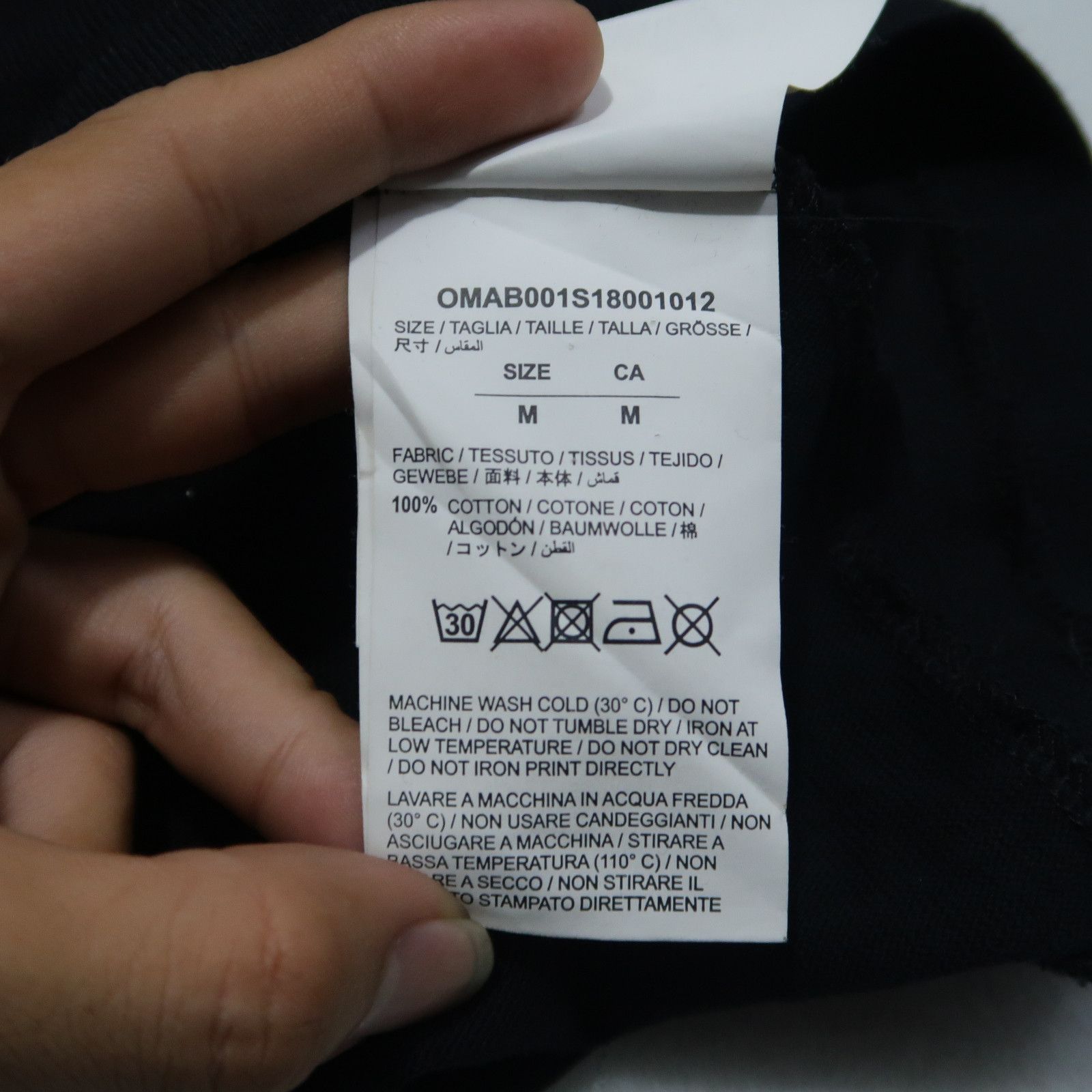 Off-White S/S 2018 "Florence, Italy" Crack Mona Lisa Distressed Size US M / EU 48-50 / 2 - 9 Thumbnail