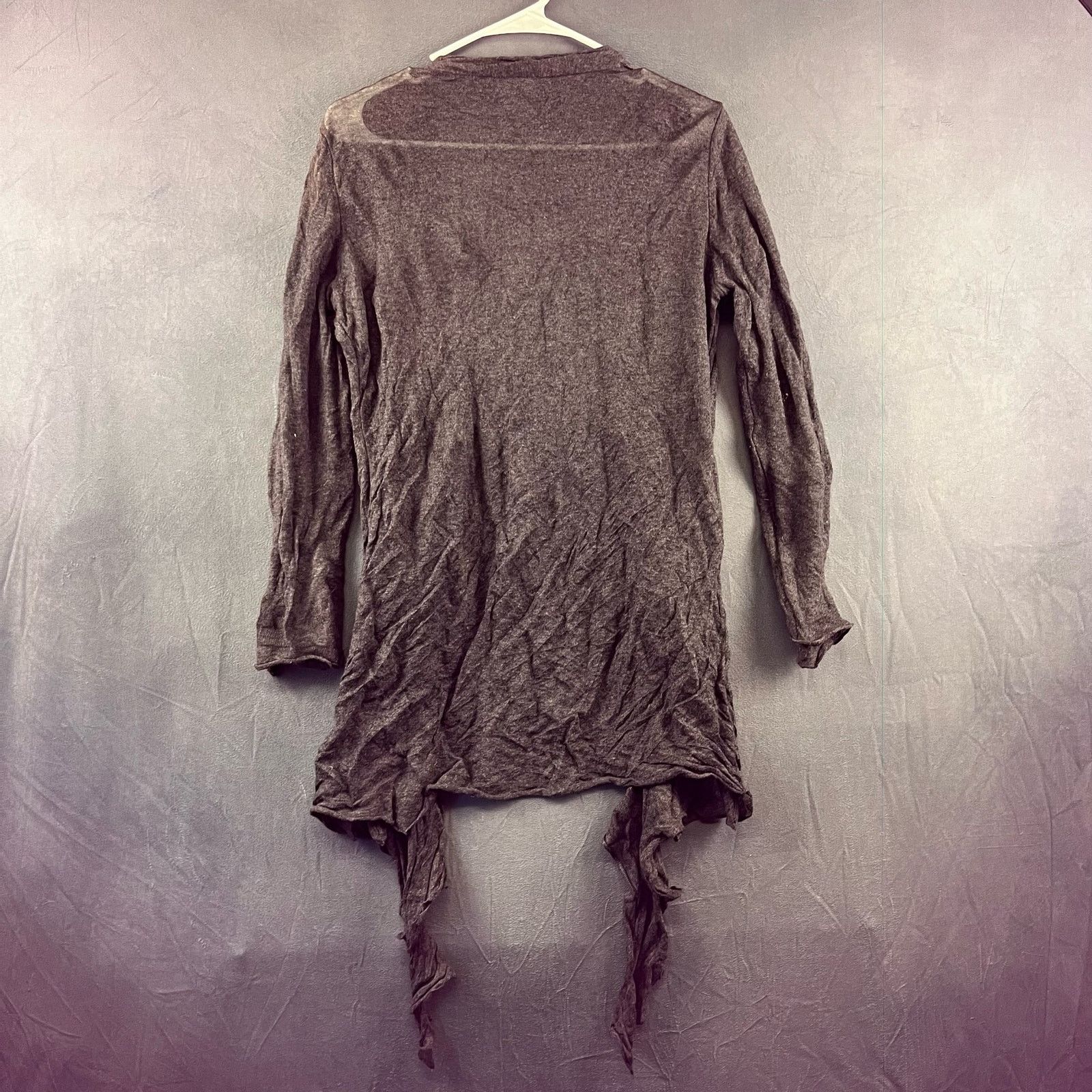 Eileen Fisher Eileen Fisher Cardigan Sweater Womens XS Grey Silk Cashmere Size XS / US 0-2 / IT 36-38 - 2 Thumbnail