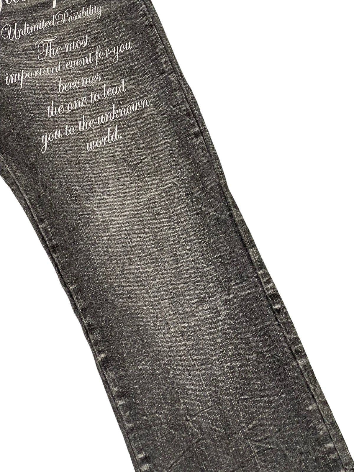 Japanese Brand Distress Jeans Root Three Regular Straight 6🟦3 Size US 31 - 7 Thumbnail
