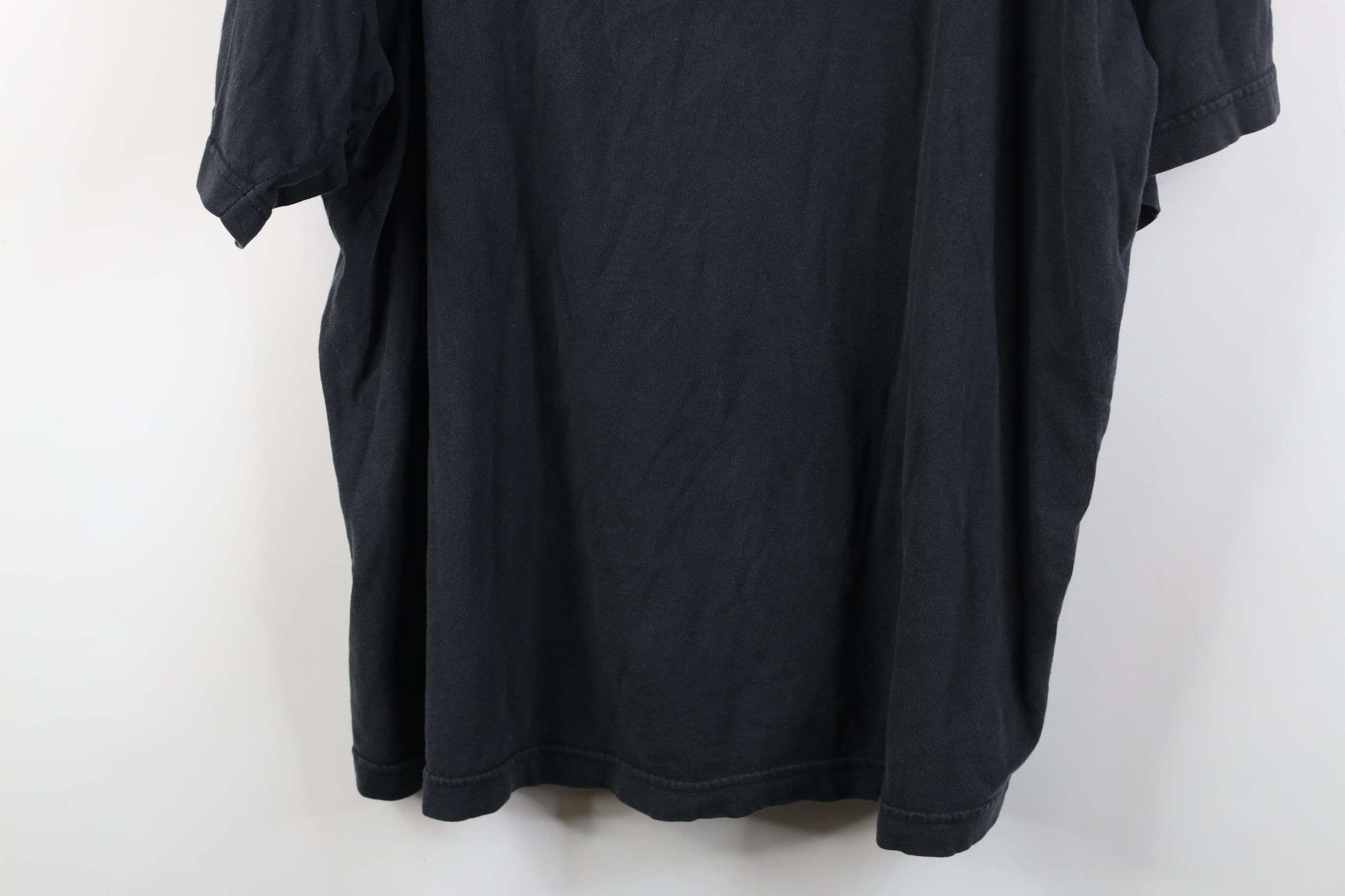 Timberland Vintage Y2K Timberland Spell Out Stencil Logo T-Shirt Black Size US XXL / EU 58 / 5 - 3 Thumbnail