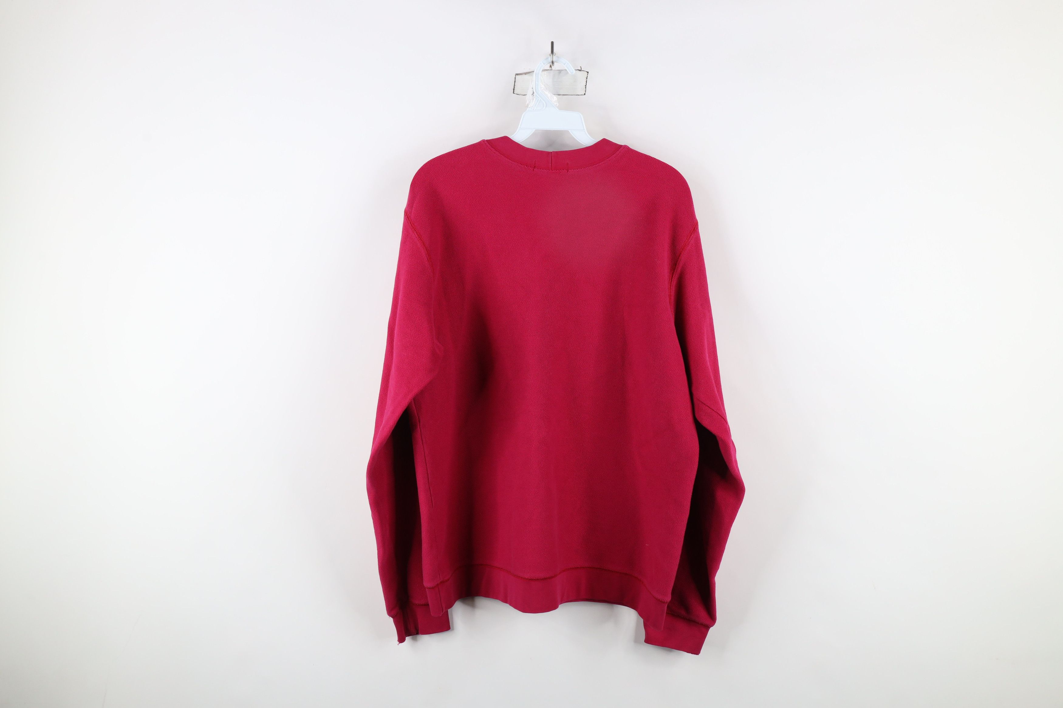 Lands' End × Vintage Vintage 90s Lands End Heavy Tight Weave Knit Sweater Pink Size US M / EU 48-50 / 2 - 8 Thumbnail