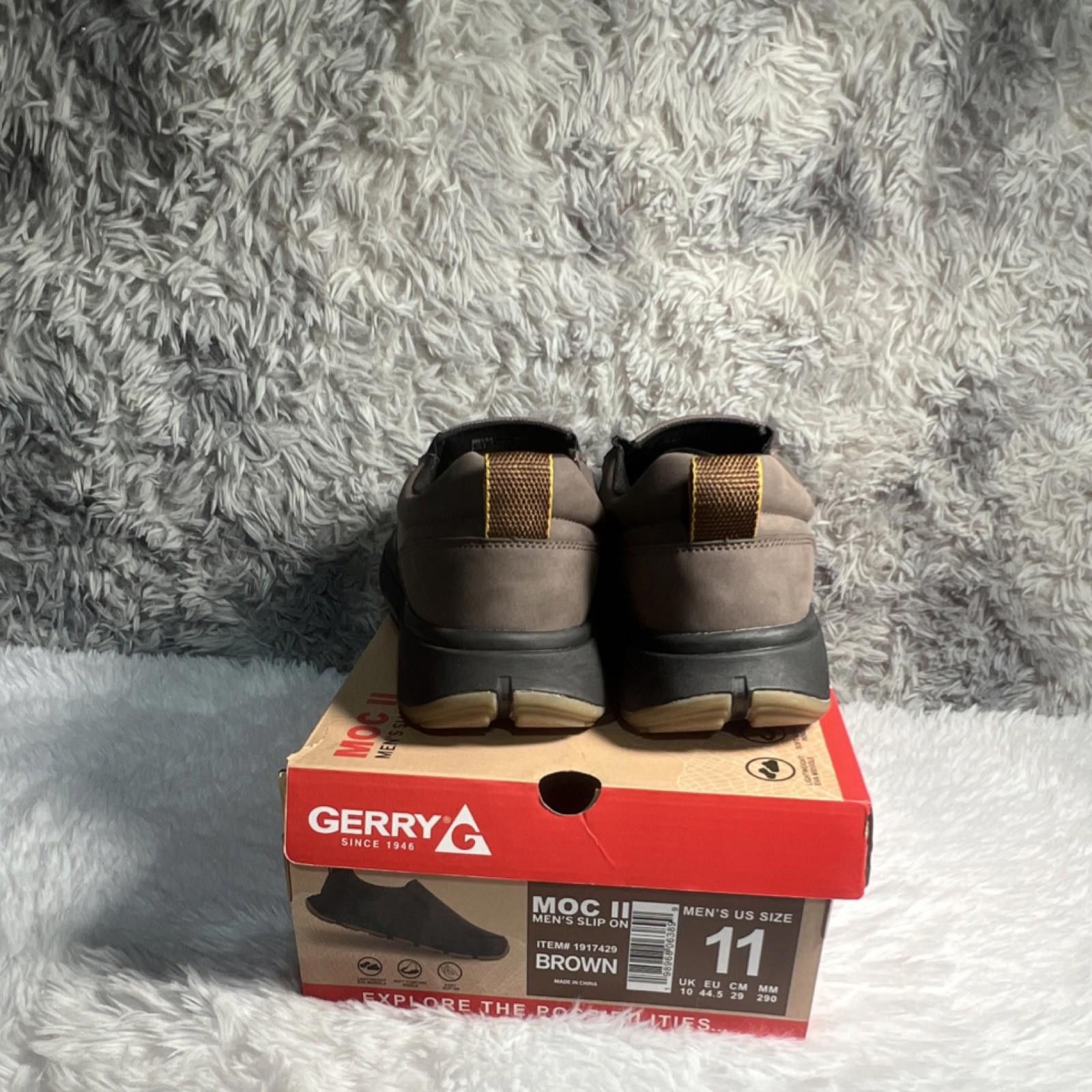 Gerrit Jacob Gerry Moc II Men's Brown Slip-On Casual Shoes Size 11 Size US 11 / EU 44 - 7 Thumbnail