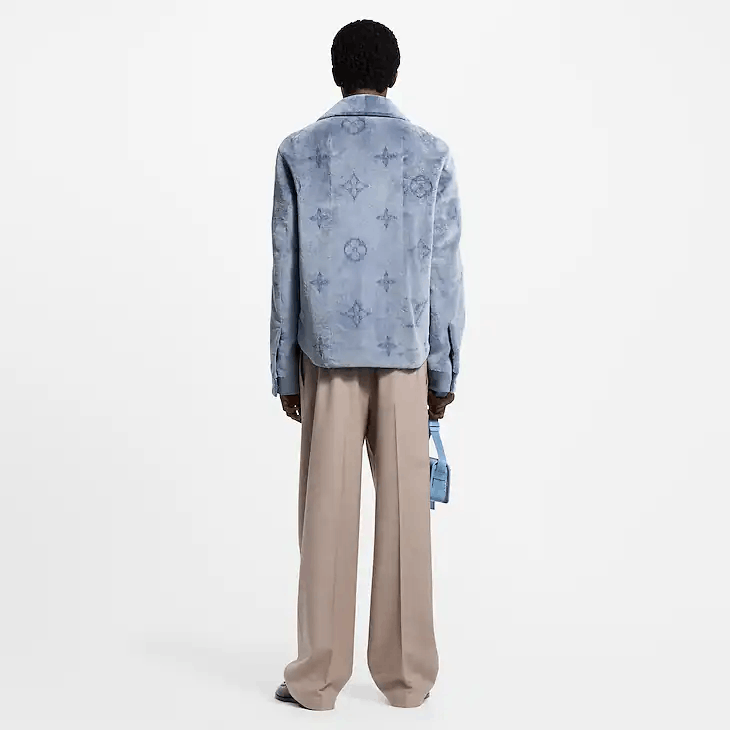 Louis Vuitton Mink Perforated Monogram Overshirt Size US S / EU 44-46 / 1 - 4 Thumbnail