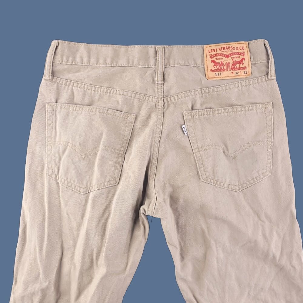 Levi's Levi's Pants Slim 511 Khaki Chino Straight 31x31 Brown Mens Regular Size 31 Inseam 31 Pants Mens Brown Chino Slim 511 Levis Size US 31 - 1 Thumbnail