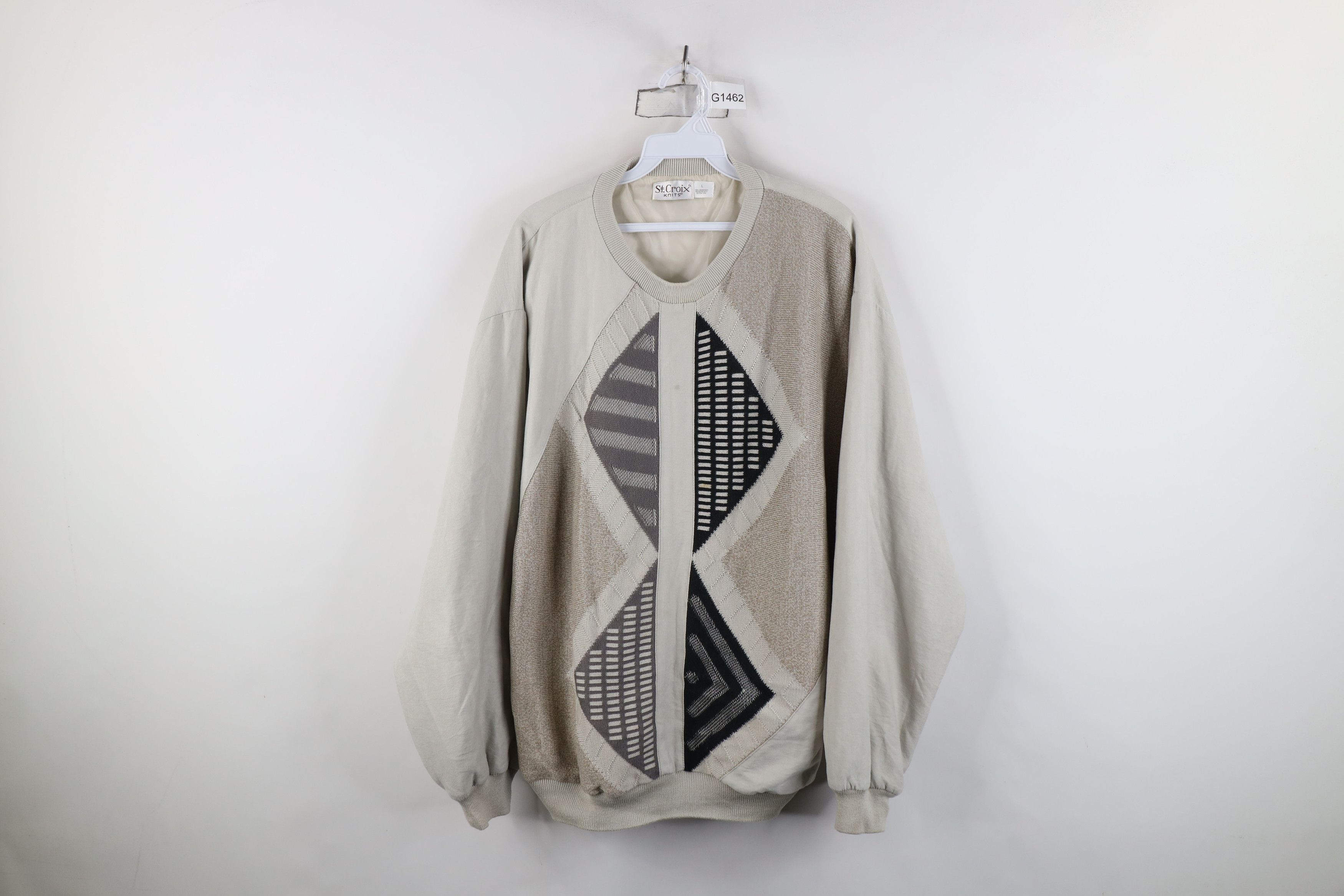 St. Croix Vintage 90s St Croix Knits Knit Pullover Sweater Jacket Size US L / EU 52-54 / 3 - 1 Thumbnail