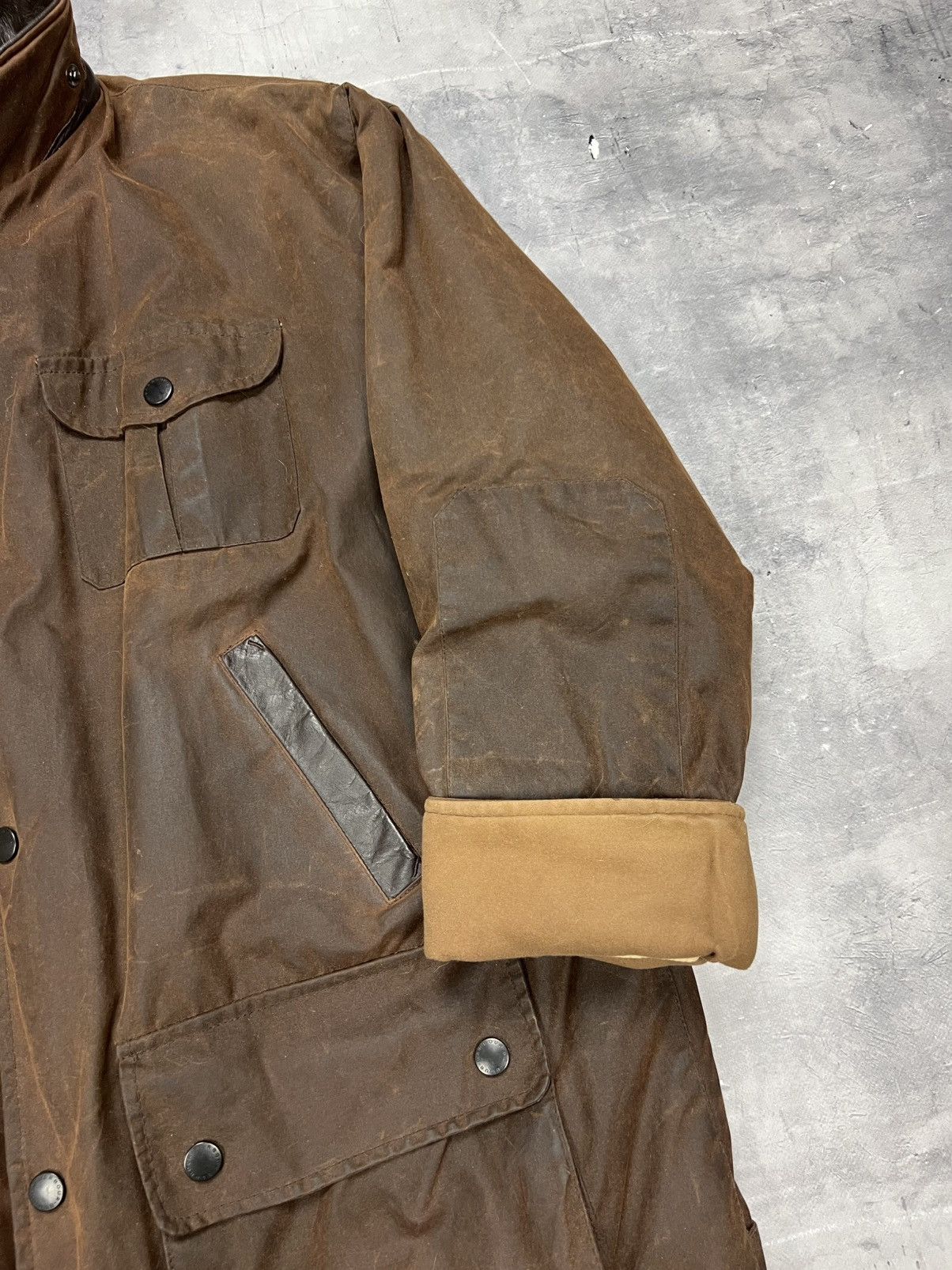 Barbour × Wax London Barbour A1550 Bushman Wax Waterproof Heavy Coat Jacket XL Size US XL / EU 56 / 4 - 17 Thumbnail