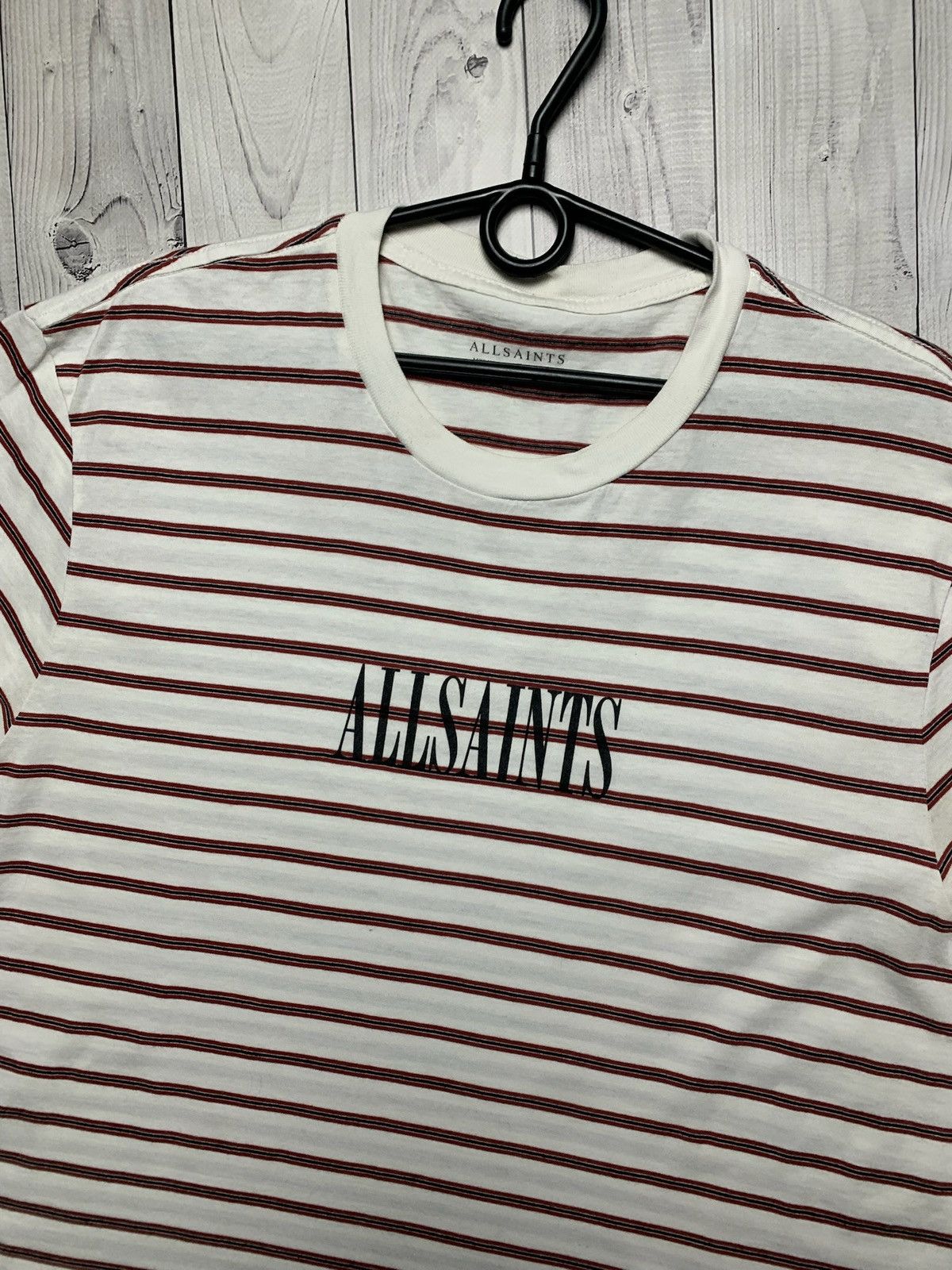 Allsaints × Vintage Vintage allsaints striped tee logo size M Size US M / EU 48-50 / 2 - 2 Thumbnail