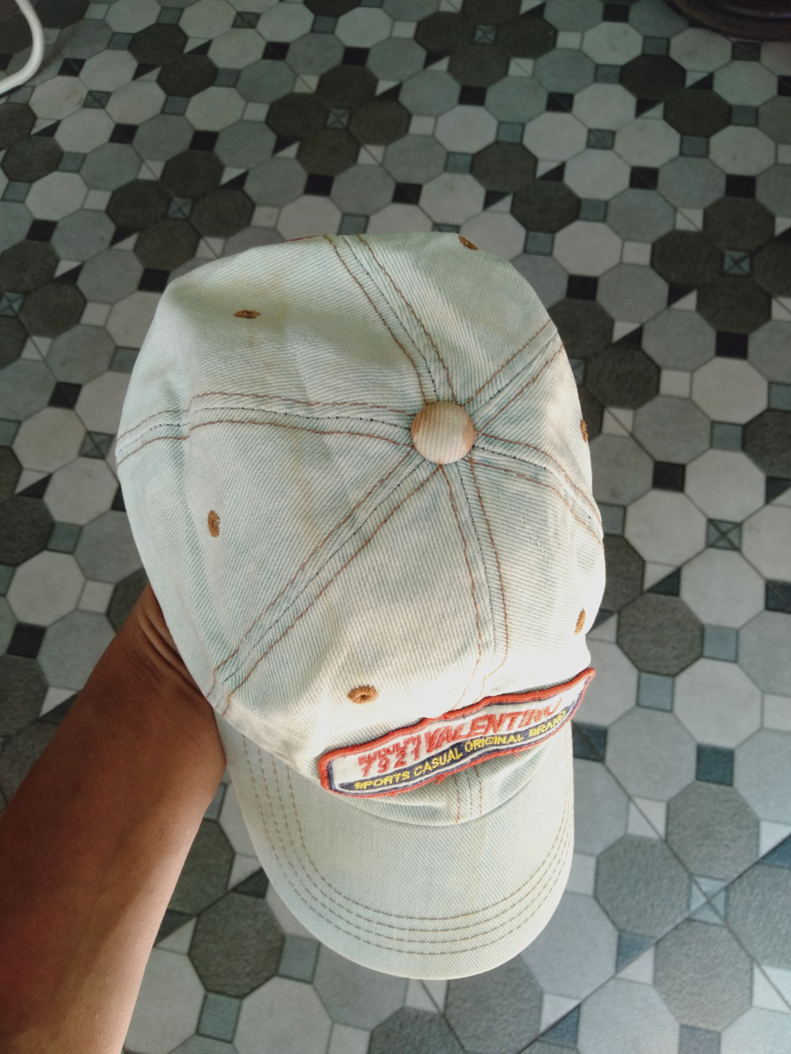 Japanese Brand Vintage rudolph valentino denim hat Size ONE SIZE - 5 Thumbnail
